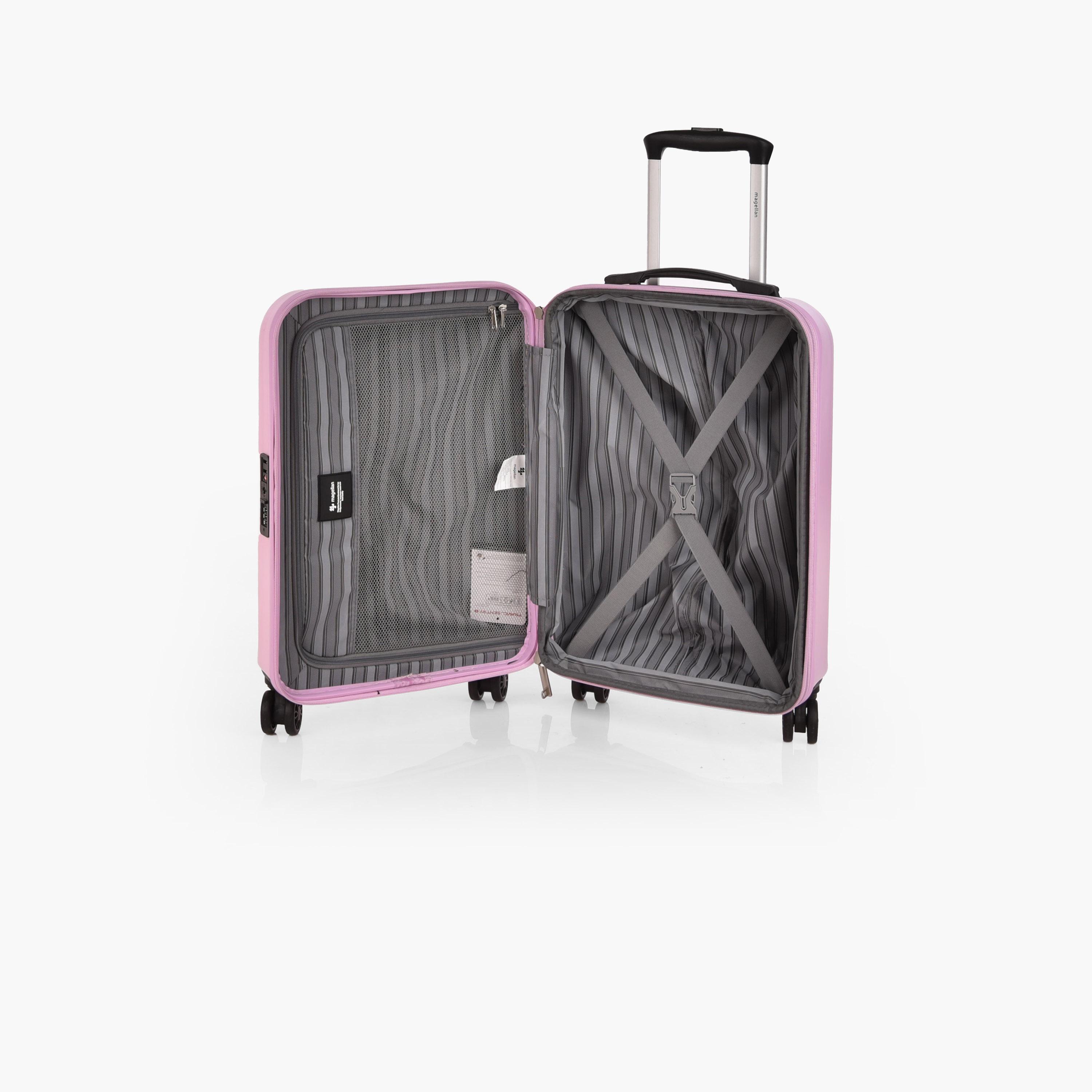 Magellan 55 CM Small Cabin Polycarbonate with ABS Hard Sided 4-Wheeler Spinner Trolley Bag with TSA Lock | 2314-20 one and only-travel-kidstrolleyandbags-image-6