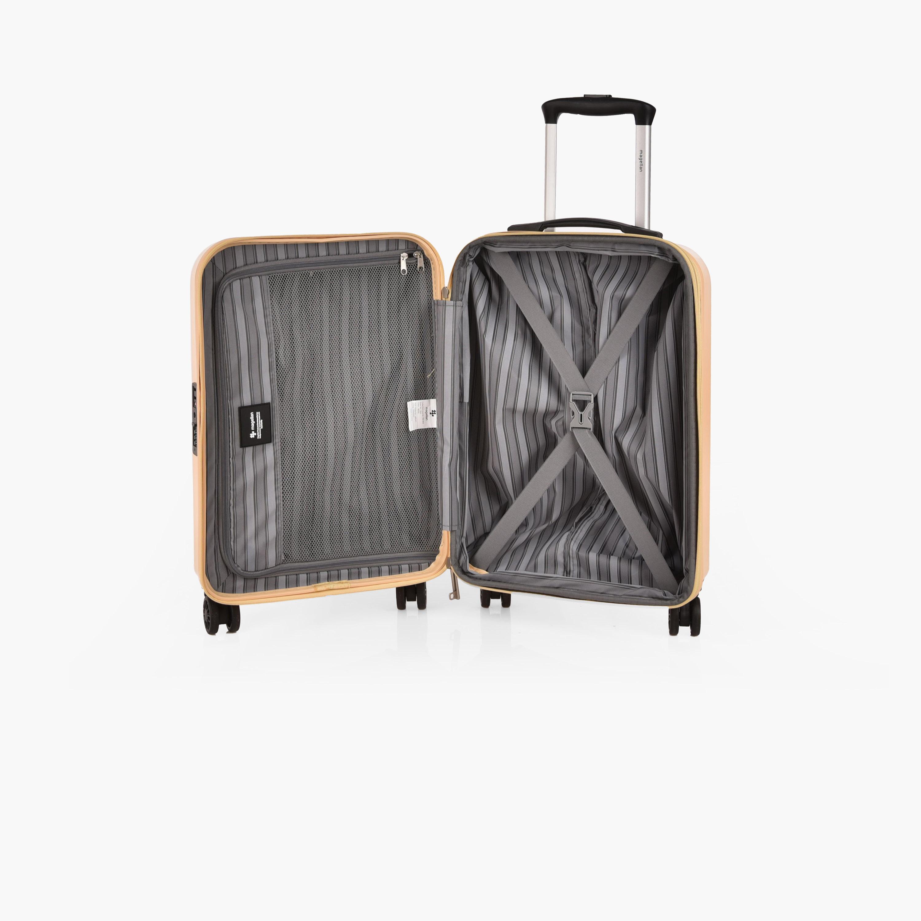 Magellan 55 CM Small Cabin Polycarbonate with ABS Hard Sided 4-Wheeler Spinner Trolley Bag with TSA Lock | 2314-20 Peek Boo-travel-kidstrolleyandbags-image-6