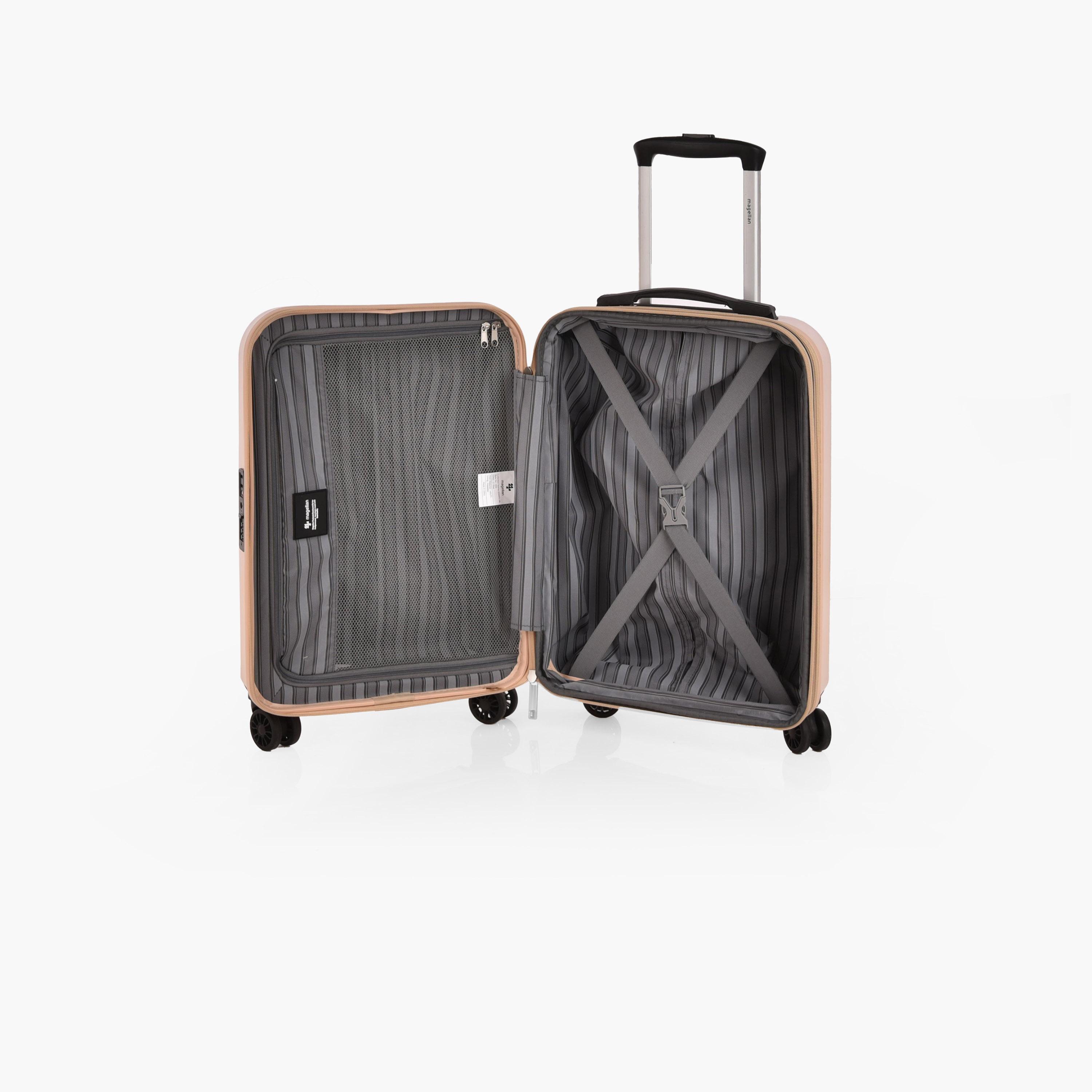 Magellan 55 CM Small Cabin Polycarbonate with ABS Hard Sided 4-Wheeler Spinner Trolley Bag with TSA Lock | 2314-20 Romantic Girl-travel-kidstrolleyandbags-image-6