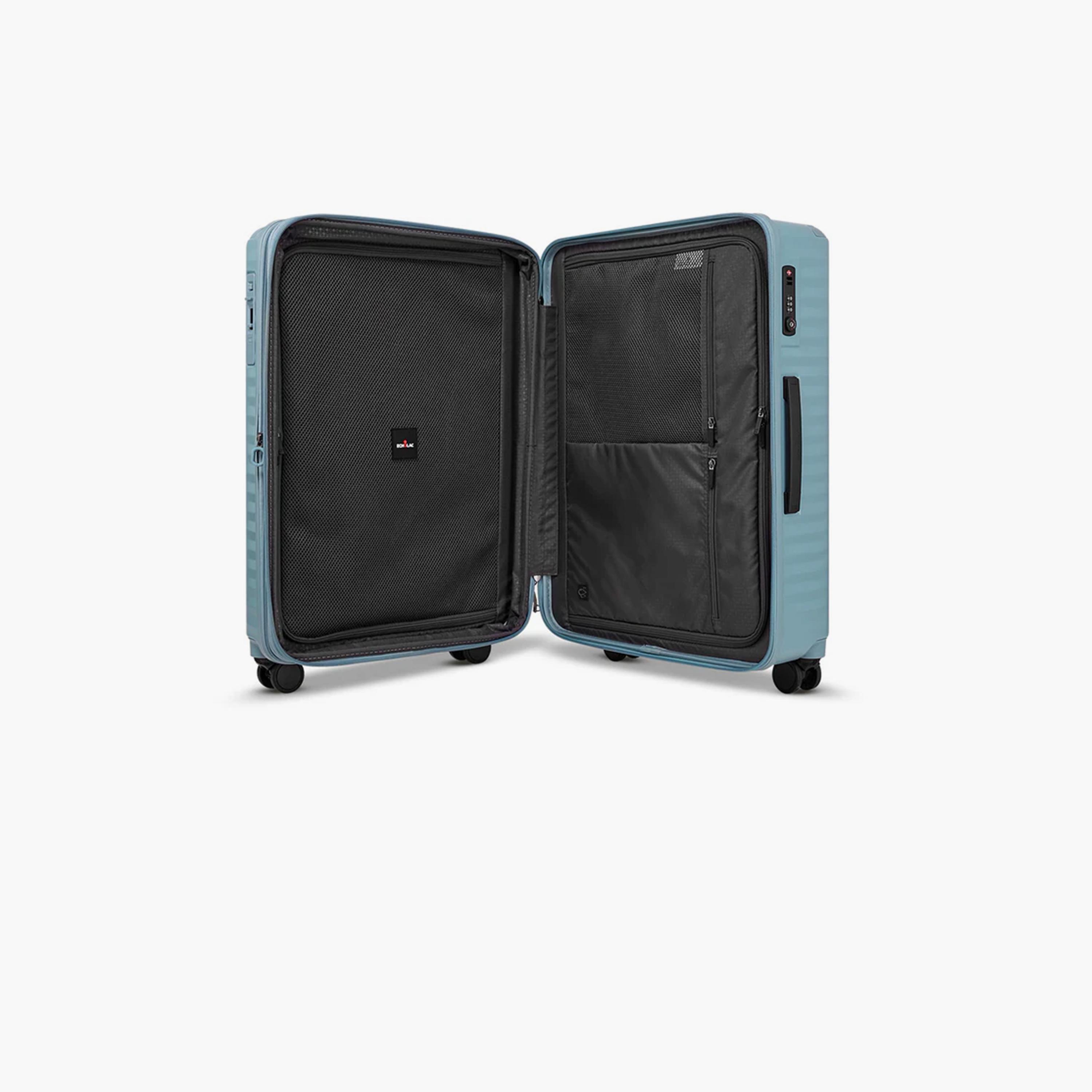 Echolac Set of 4 Polycarbonate with ABS Hard Sided 4-Wheeler Spinner Trolley Bag with TSA Lock | PC183XA-4P-travel-luggagesandbags-luggage-image-4