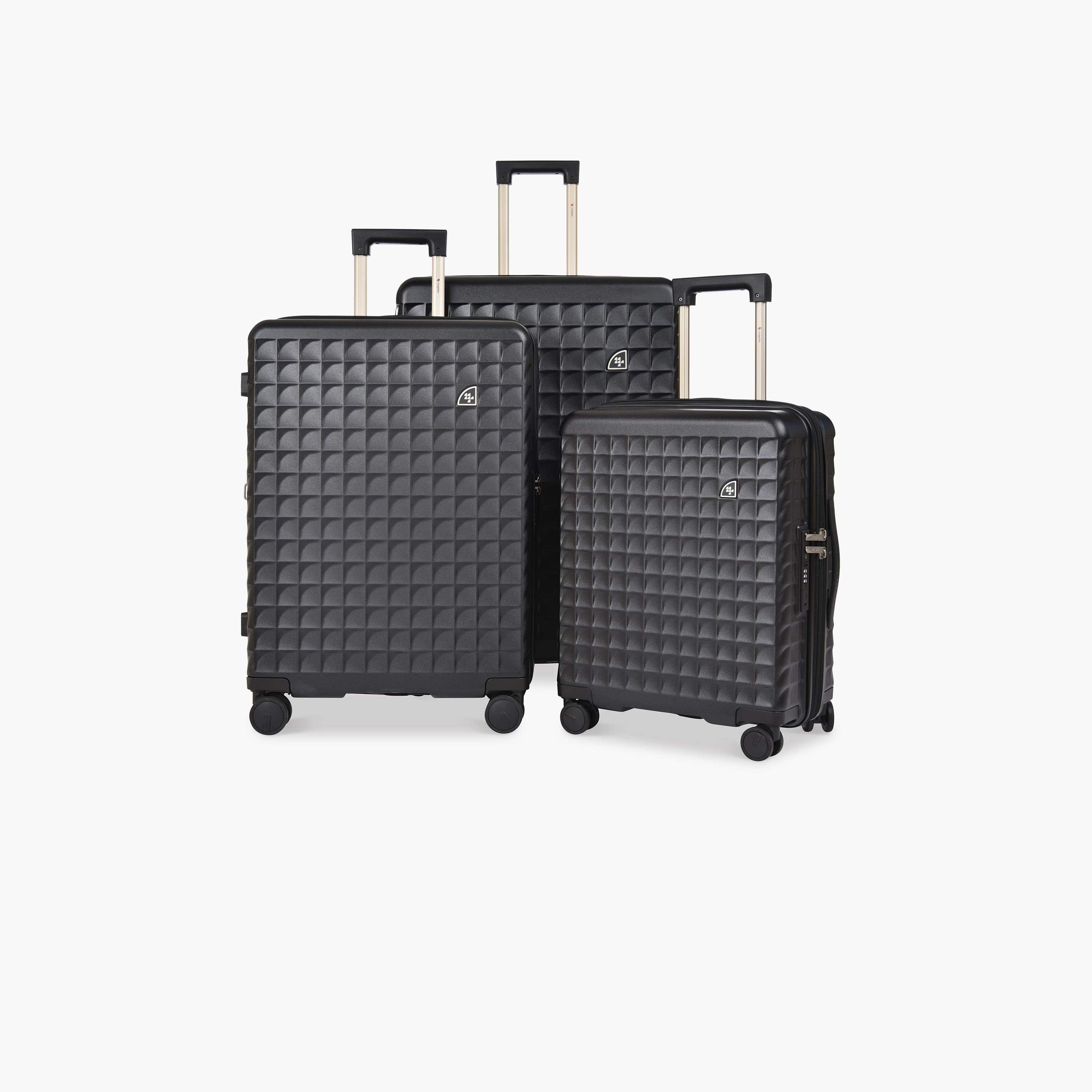 Magellan Set of 3 Polycarbonate with ABS Hard Sided 4-Wheeler Spinner Trolley Bag with TSA Lock | MH051-3P-travel-luggagesandbags-luggage-image-1
