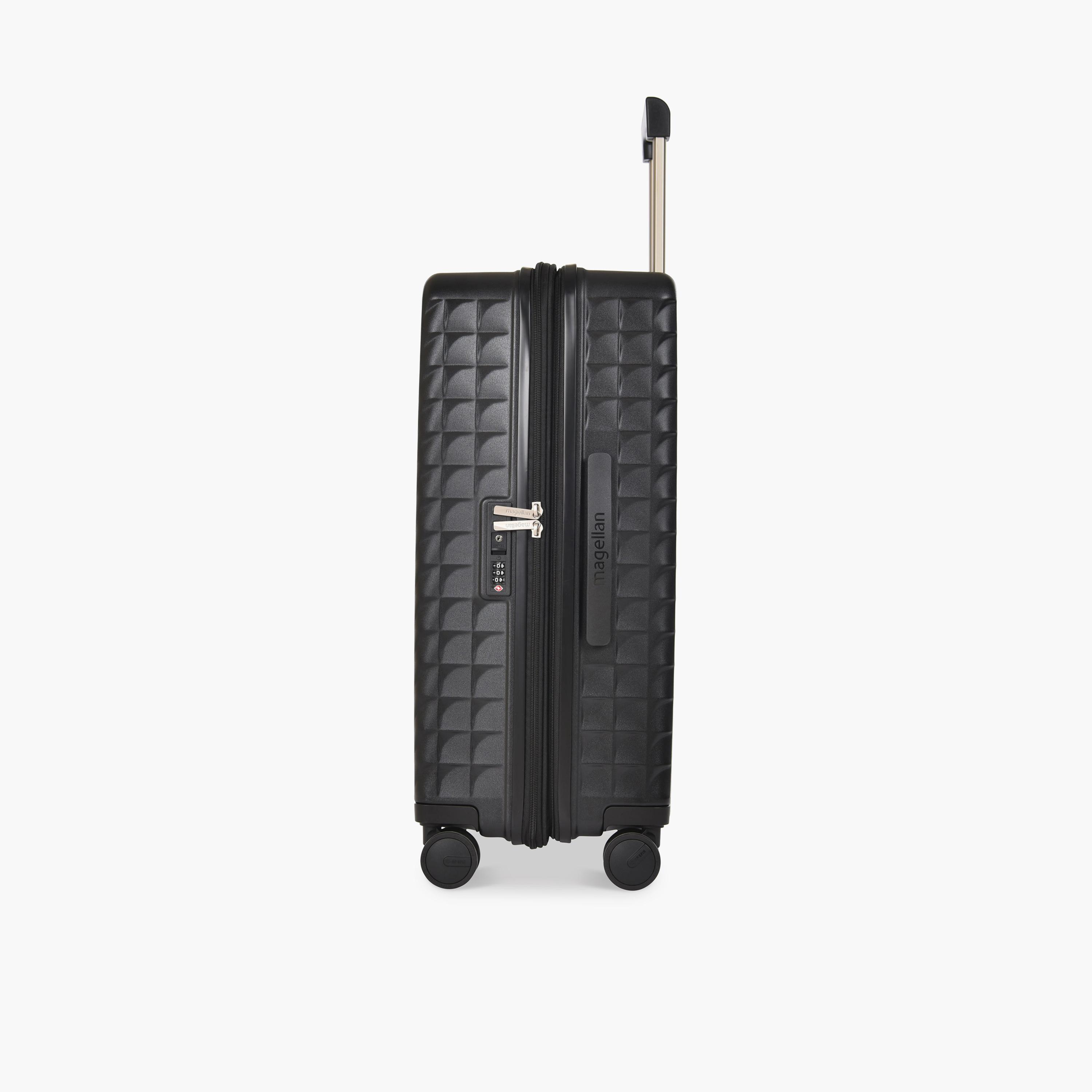Magellan Set of 3 Polycarbonate with ABS Hard Sided 4-Wheeler Spinner Trolley Bag with TSA Lock | MH051-3P-travel-luggagesandbags-luggage-image-5