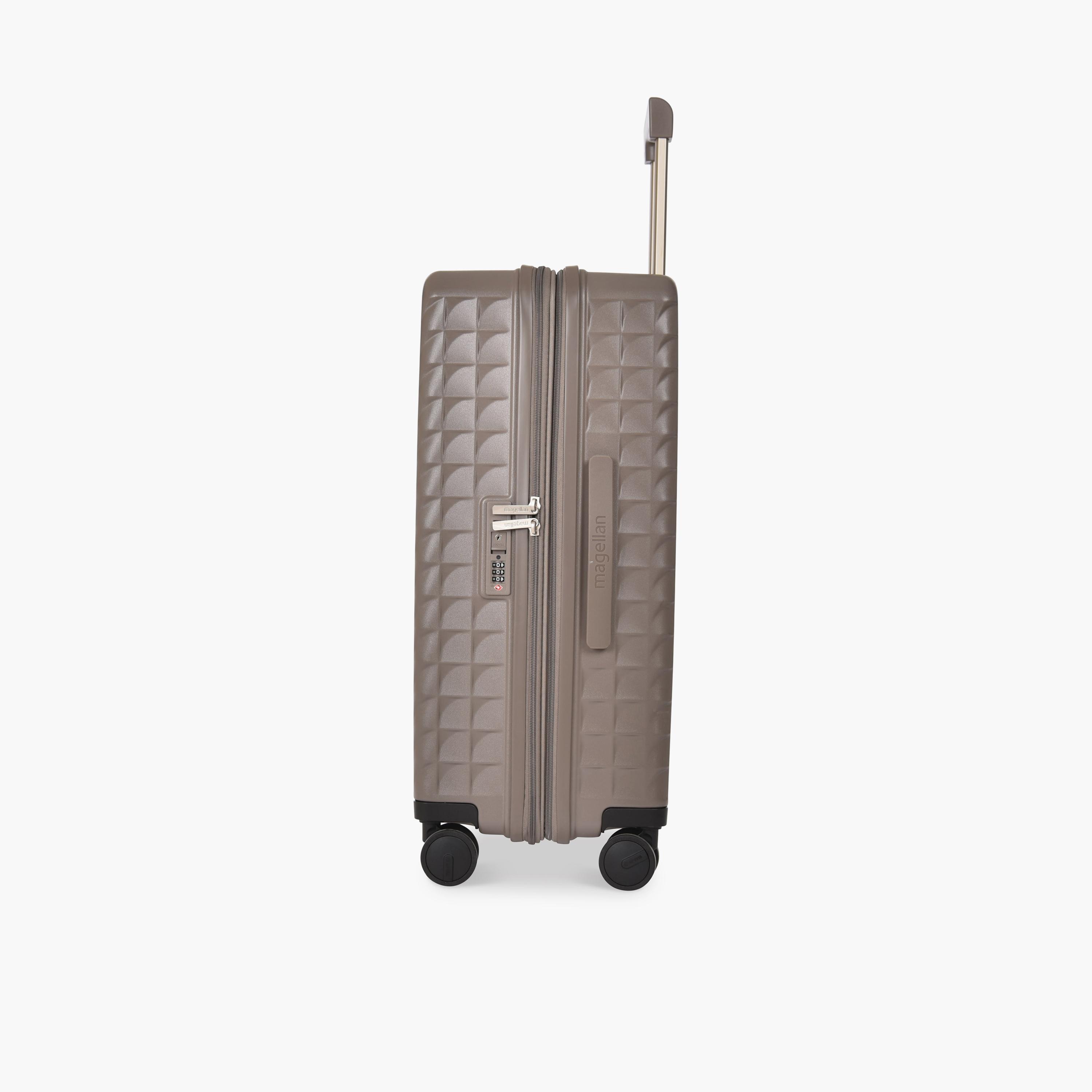 Magellan Set of 3 Polycarbonate with ABS Hard Sided 4-Wheeler Spinner Trolley Bag with TSA Lock | MH051-3P-travel-luggagesandbags-luggage-image-5