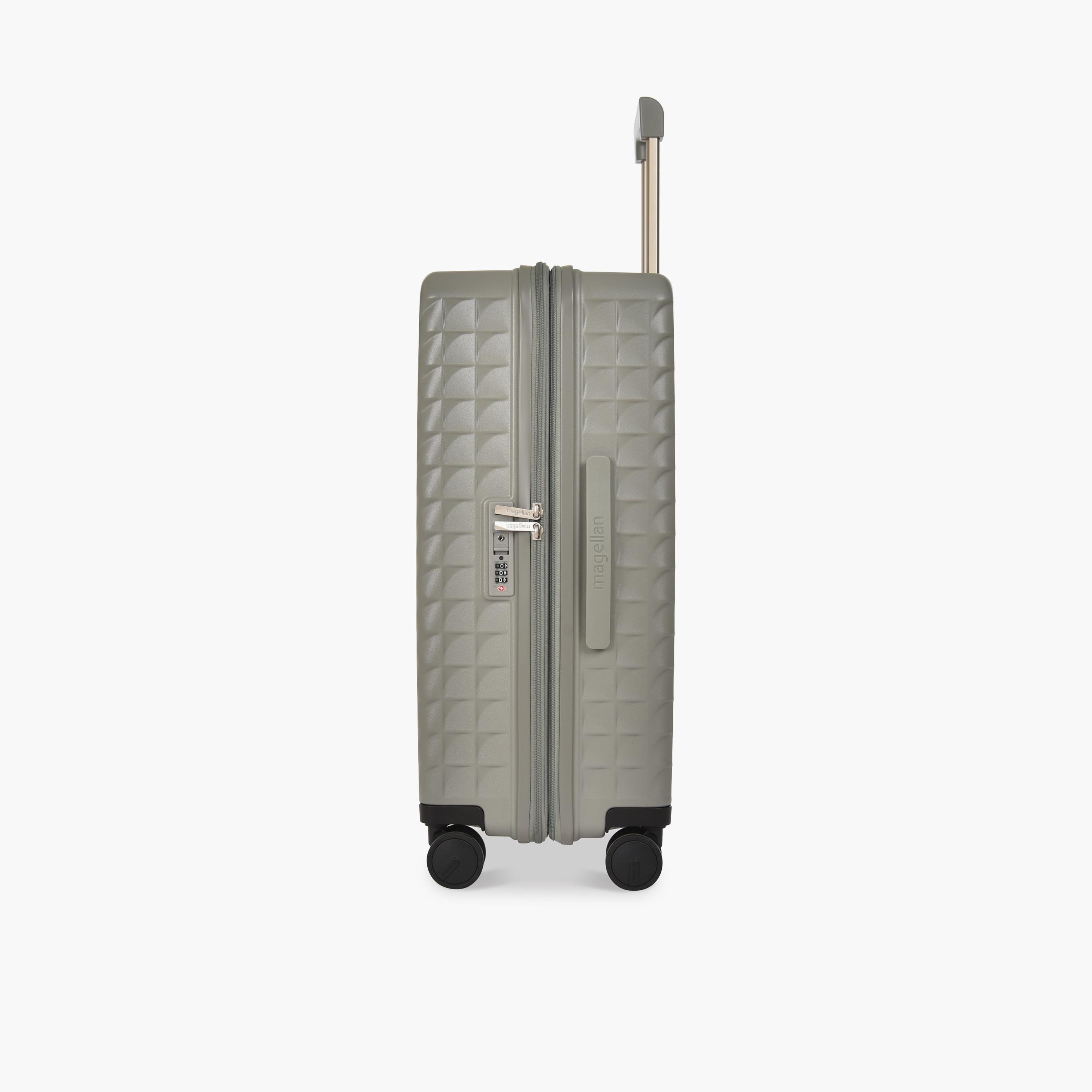 Magellan Set of 3 Polycarbonate with ABS Hard Sided 4-Wheeler Spinner Trolley Bag with TSA Lock | MH051-3P-travel-luggagesandbags-luggage-image-5