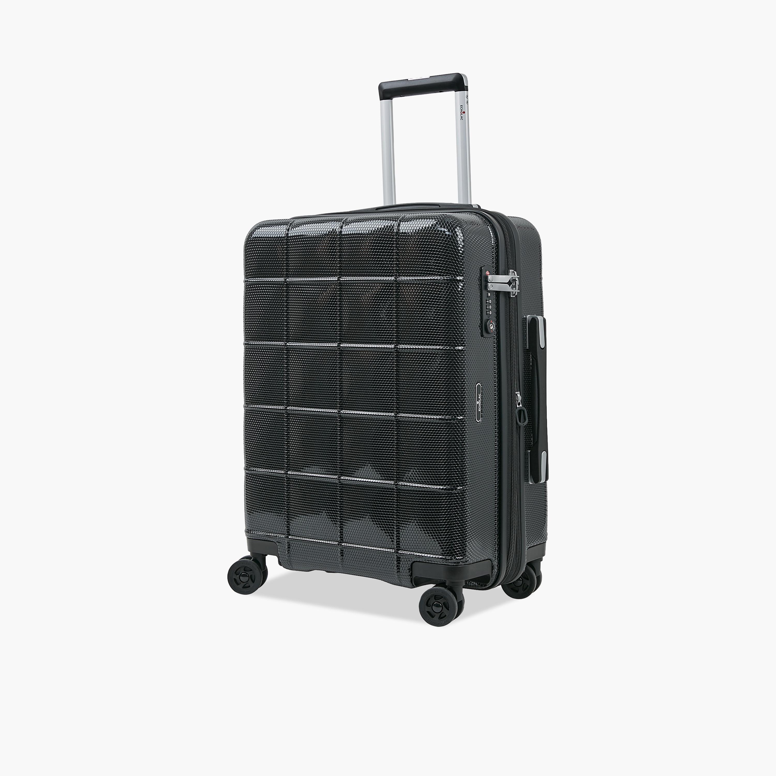 Echolac Set of 3 Polycarbonate with ABS Hard Sided 4-Wheeler Spinner Trolley Bag with TSA Lock | PC185SA-3P-travel-luggagesandbags-luggage-image-5