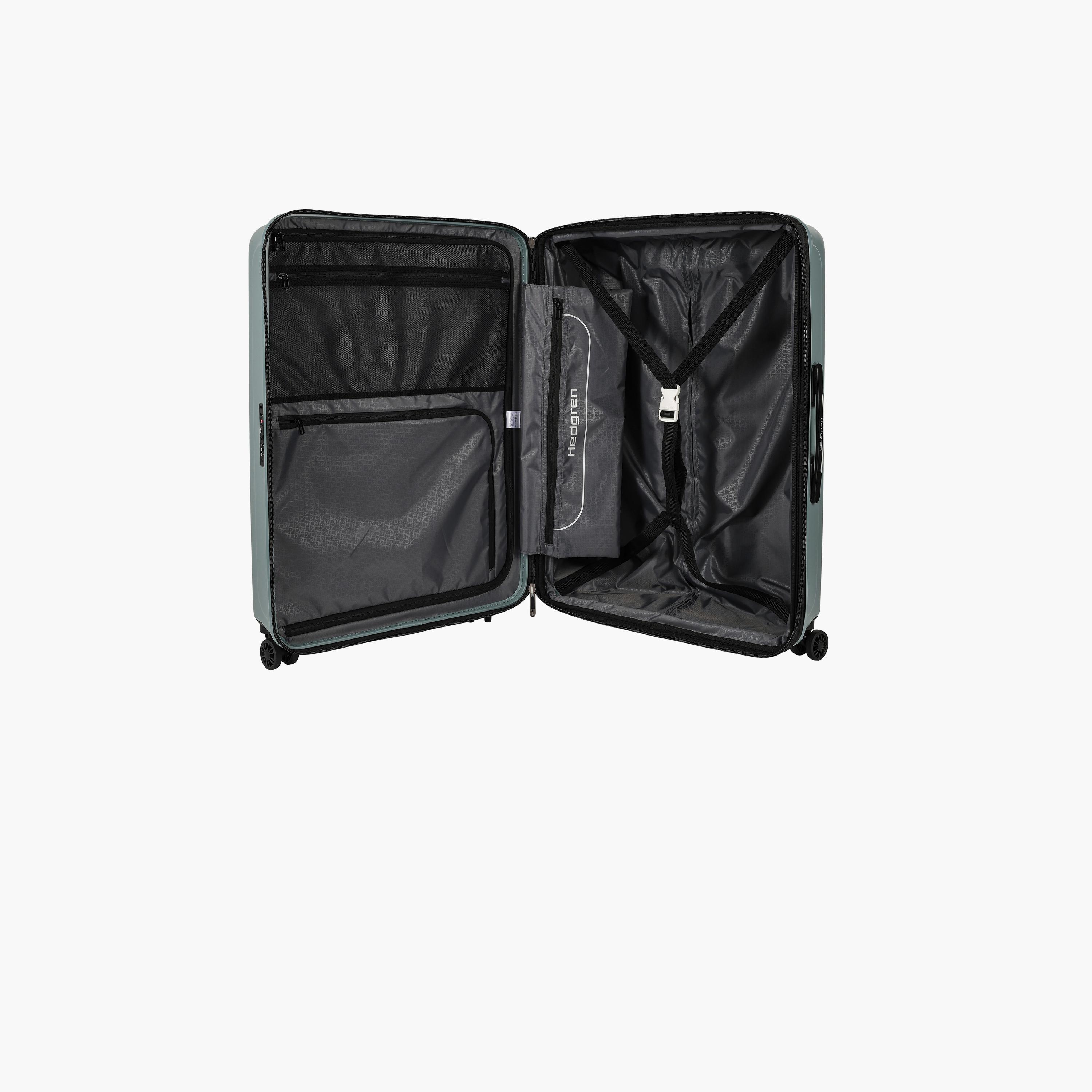 Hedgren Set of 3 Polycarbonate with ABS Hard Sided 4-Wheeler Spinner Trolley Bag with TSA Lock | HCMBY03N-3P-travel-luggagesandbags-luggage-image-4