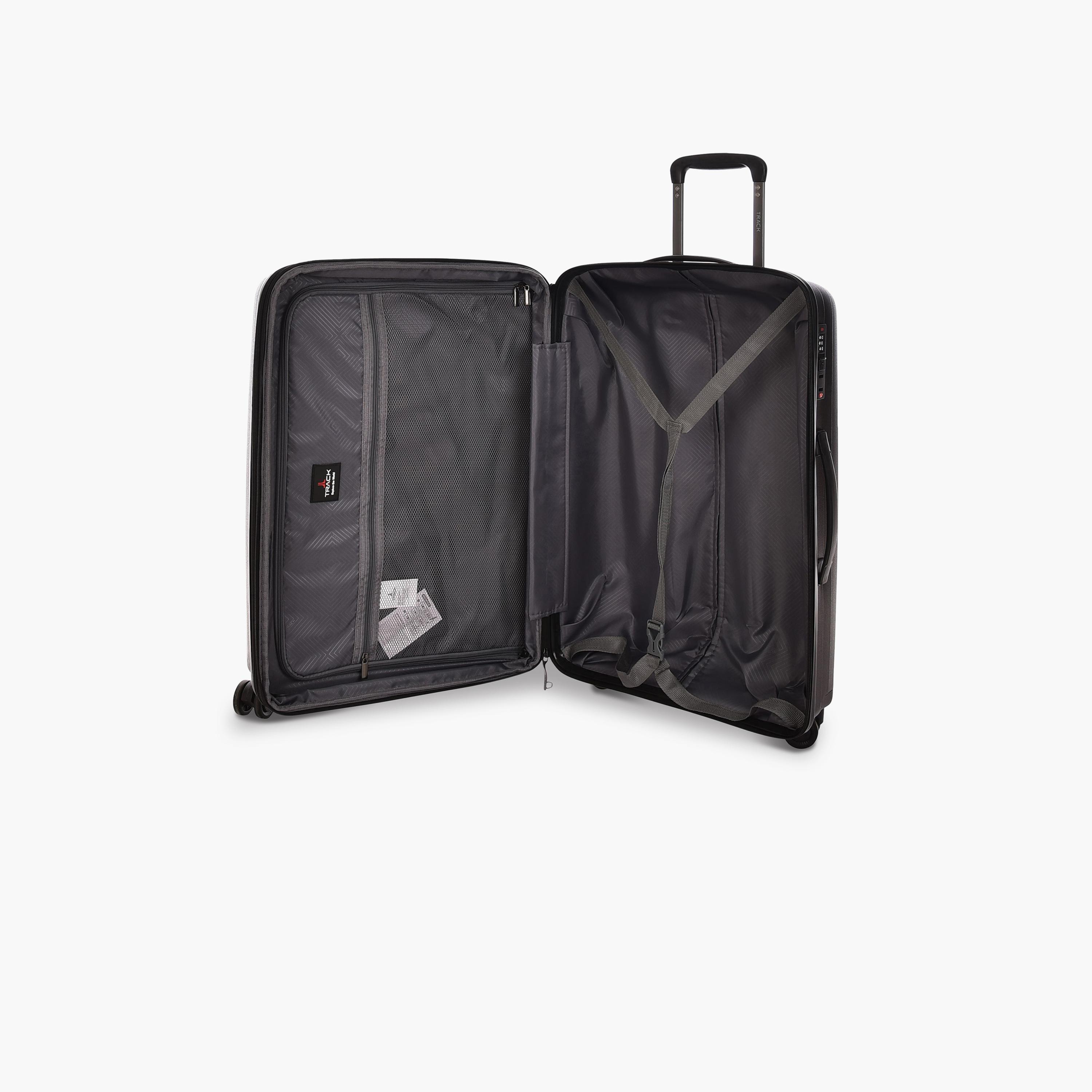 Track Set of 3 Polypropylene Hard Sided 4-Wheeler Spinner Trolley Bag with TSA Lock | PP812-3P-travel-luggagesandbags-luggage-image-5