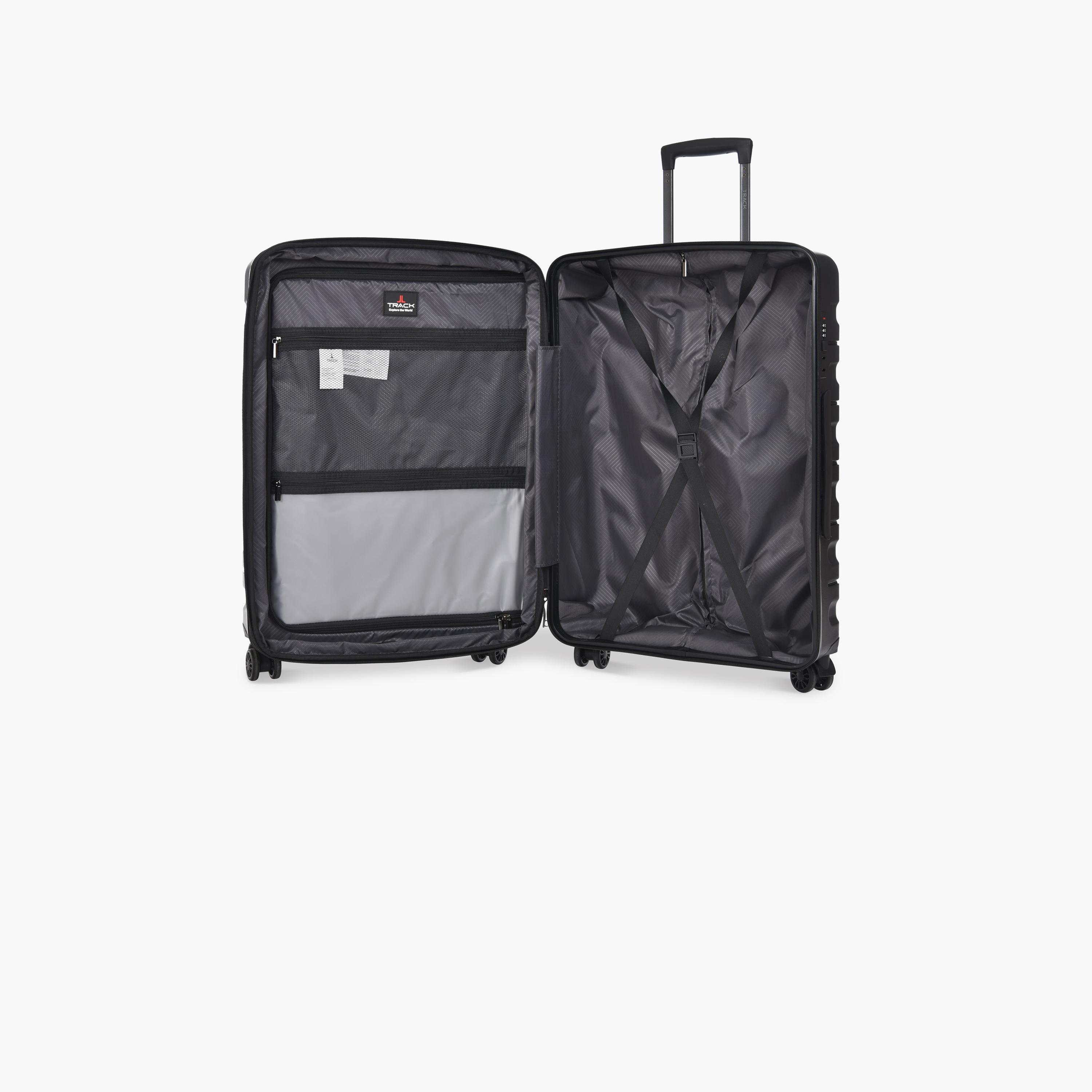 Track Set of 3 Polypropylene Hard Sided 4-Wheeler Spinner Trolley Bag with TSA Lock | MP024-3P-travel-luggagesandbags-luggage-image-4