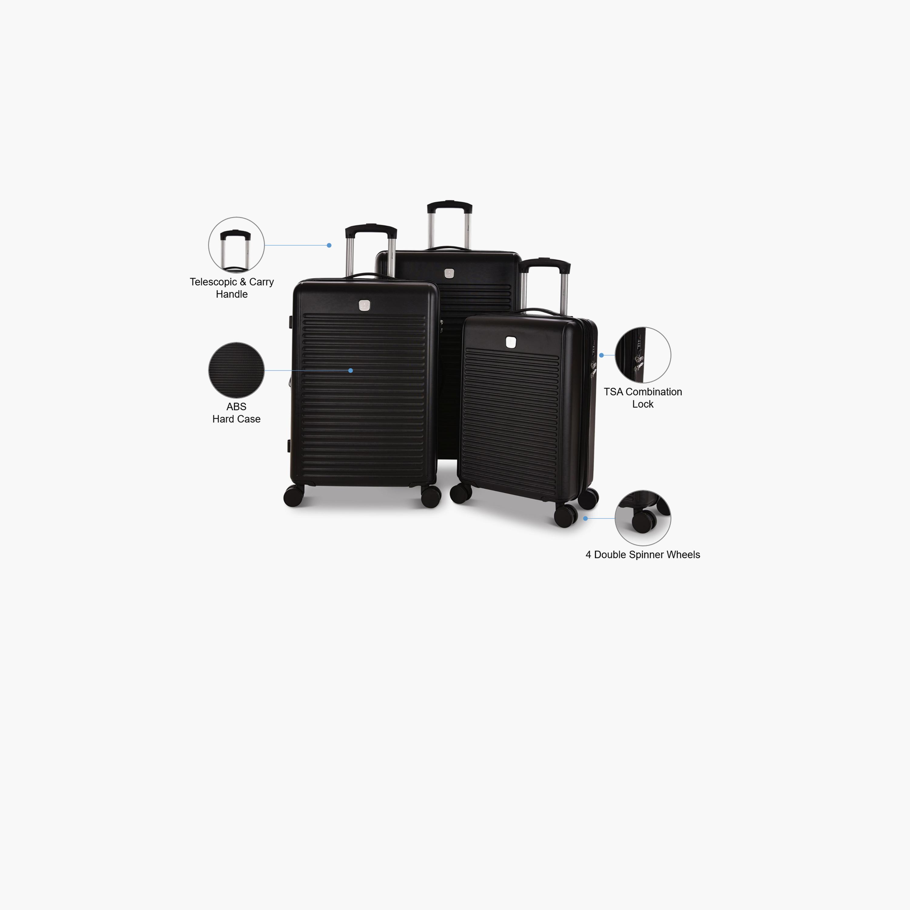 Track Set of 3 ABS Hard Sided 4-Wheeler Spinner Trolley Bag with TSA Lock | AL007-3P-travel-luggagesandbags-luggage-image-2