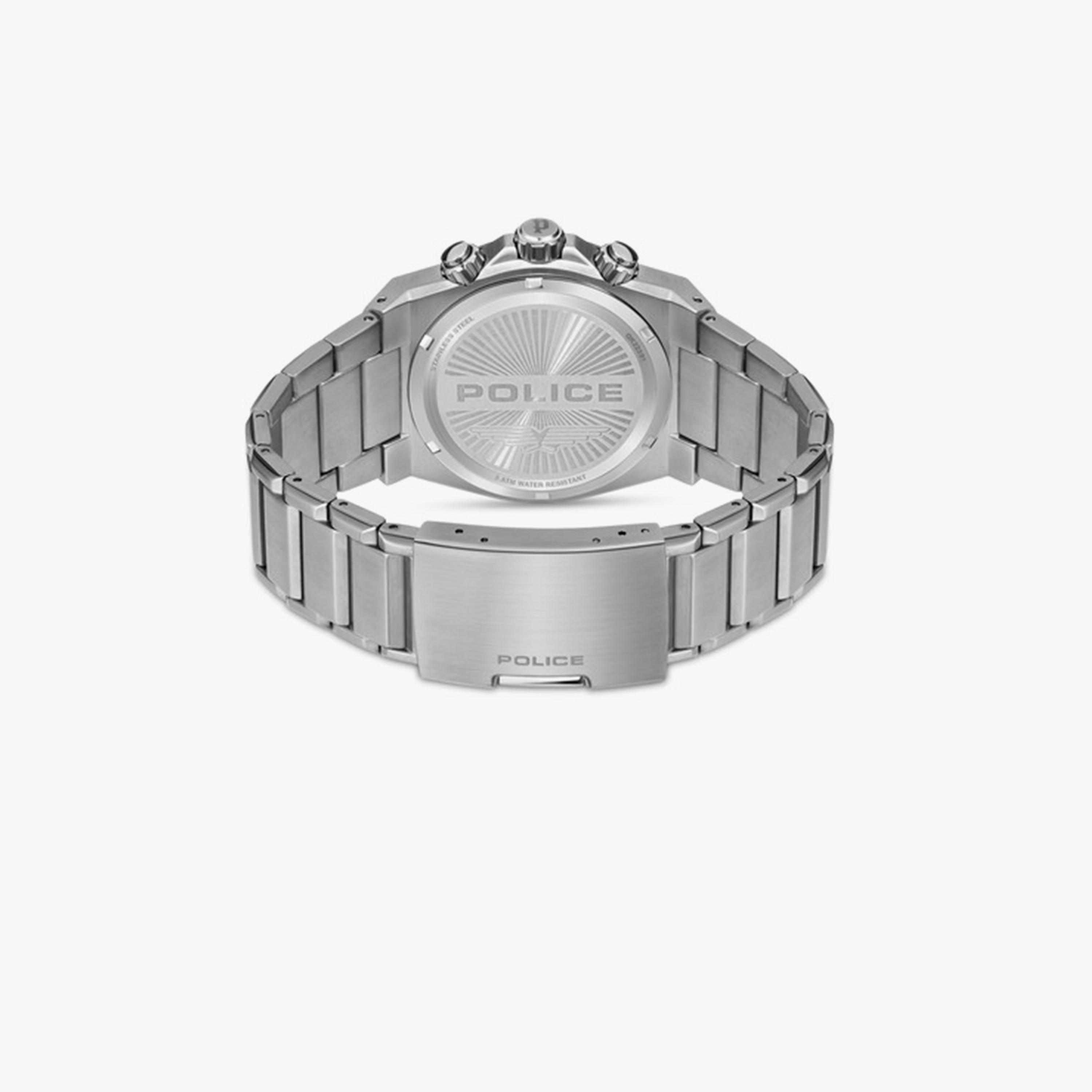 Police Airflow Men's 43MM Silver Chronograph Stainless Steel Strap Watch | PEWGK2239104-men-watchesandjewellery-watches-image-3