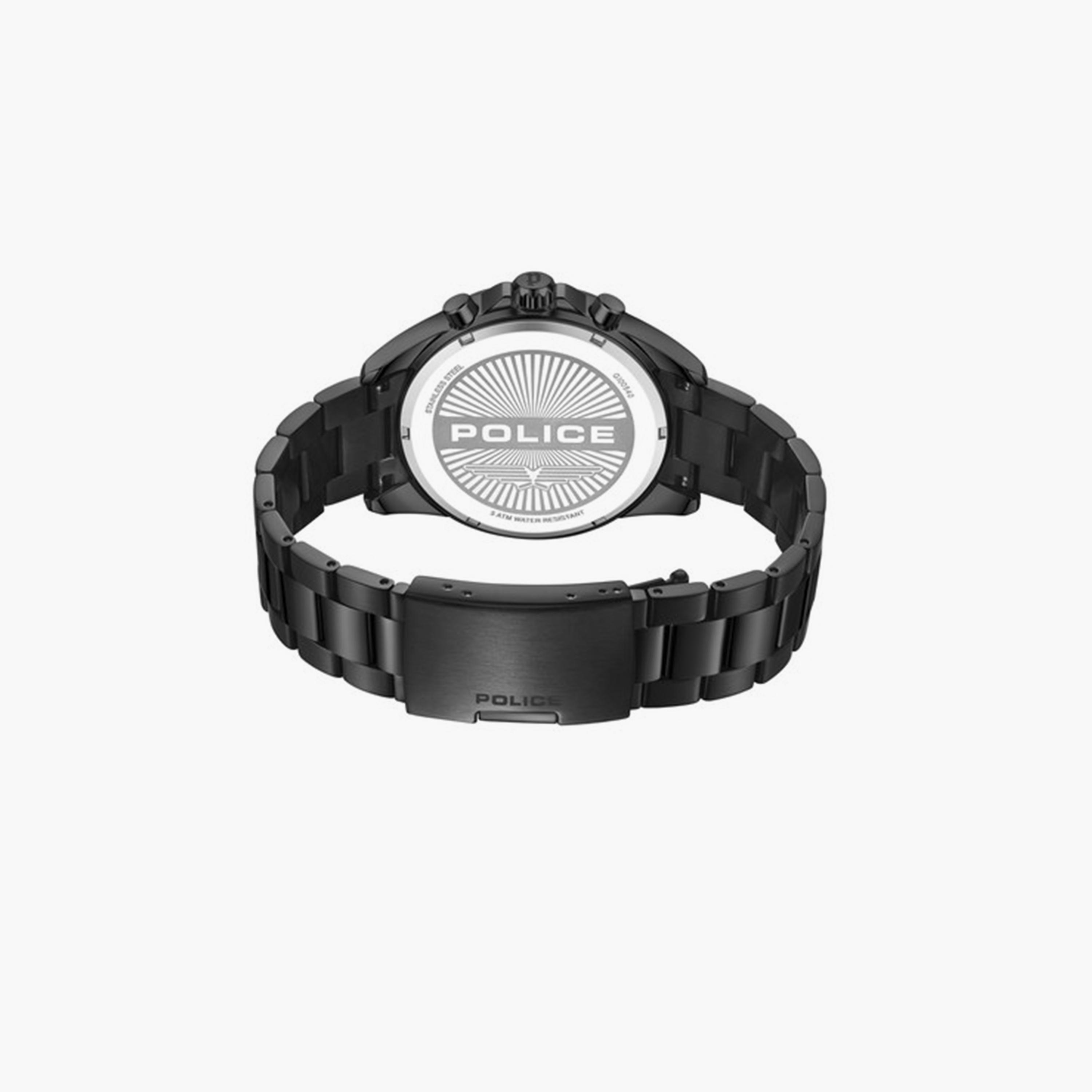 بوليس- ساعة رجالية كرونوغراف سوار معدني 53مم لون أسود | PEWGI0054004-men-watchesandjewellery-watches-image-3