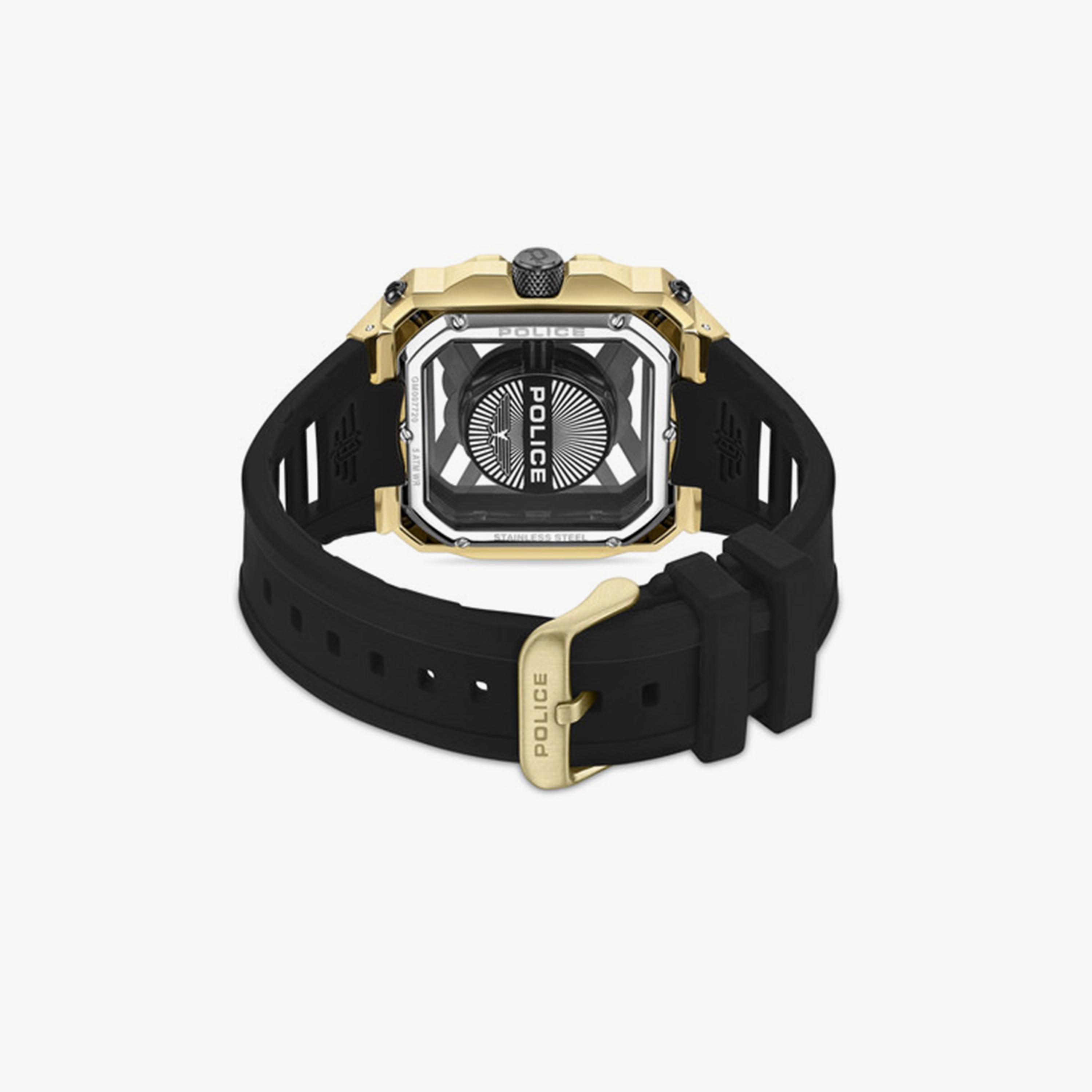 بوليس- ساعة رجالية كرونوغراف سوار سيليكون 45مم لون أسود | PEWGM0072003-men-watchesandjewellery-watches-image-3