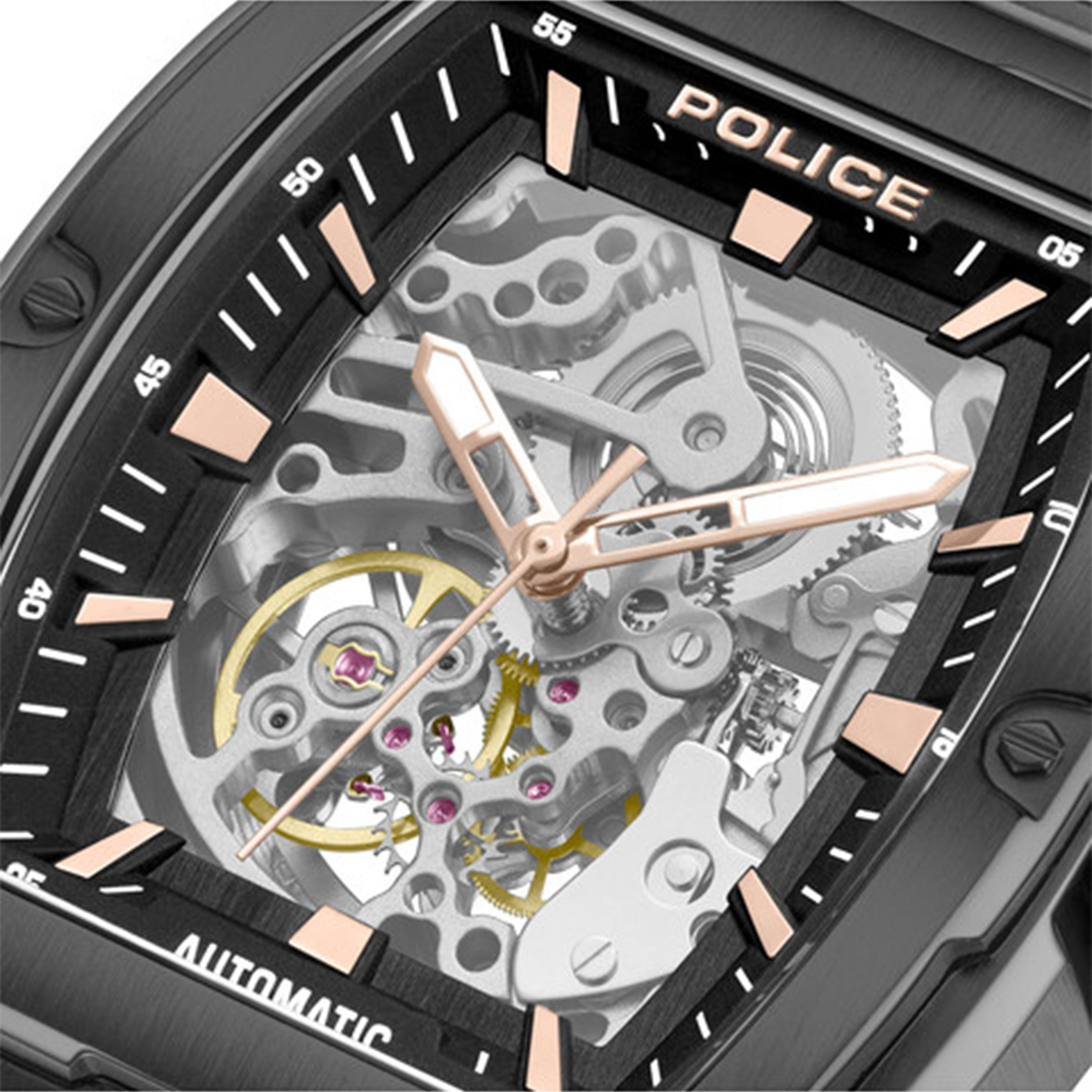 Police Skeletor Men's 51MM Black Automatic Stainless Steel Strap Watch | PEWJL0072201-men-watchesandjewellery-watches-image-4