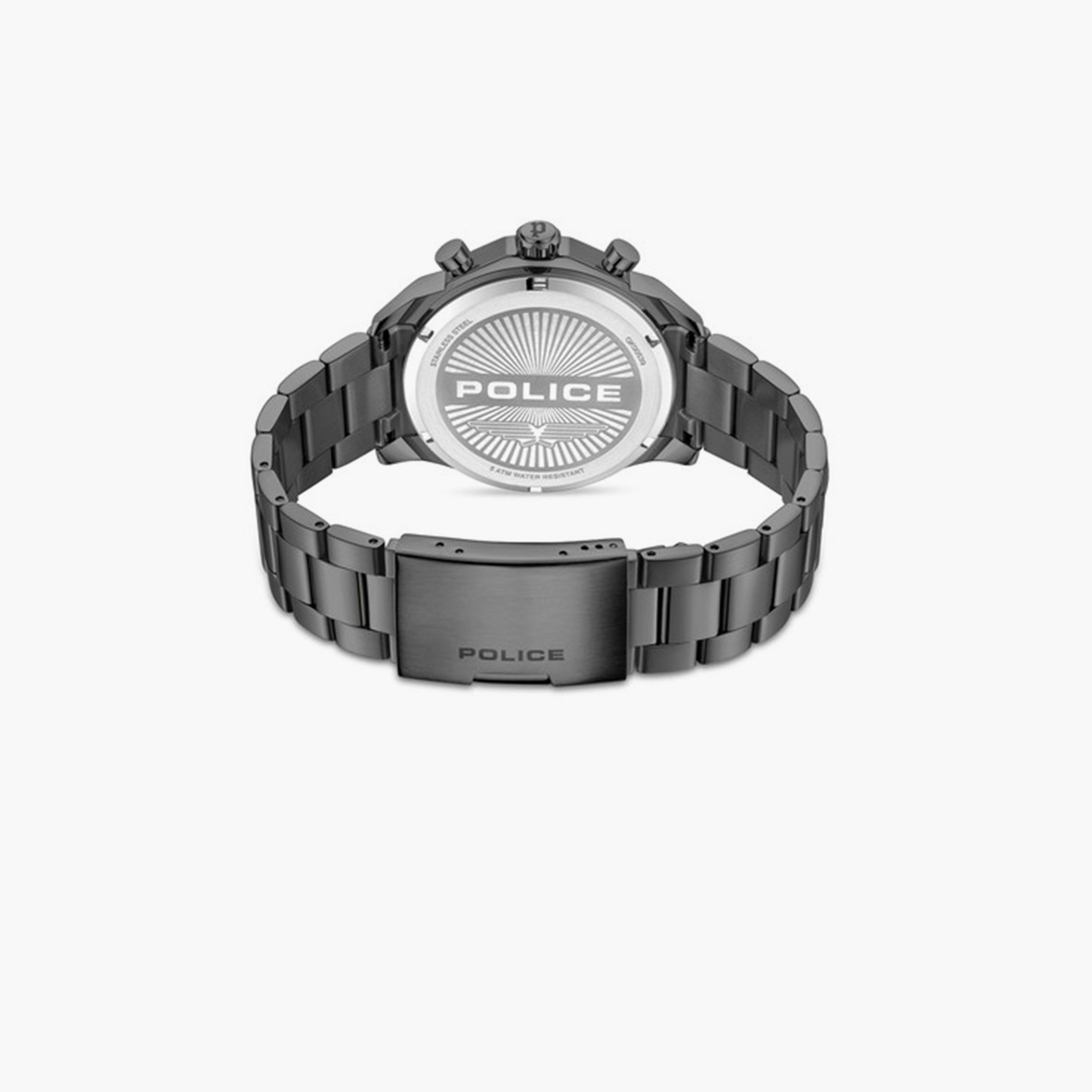 بوليس- ساعة رجالية كرونوغراف سوار ستانلس ستيل 50مم لون رمادي | PEWGK0053903-men-watchesandjewellery-watches-image-3