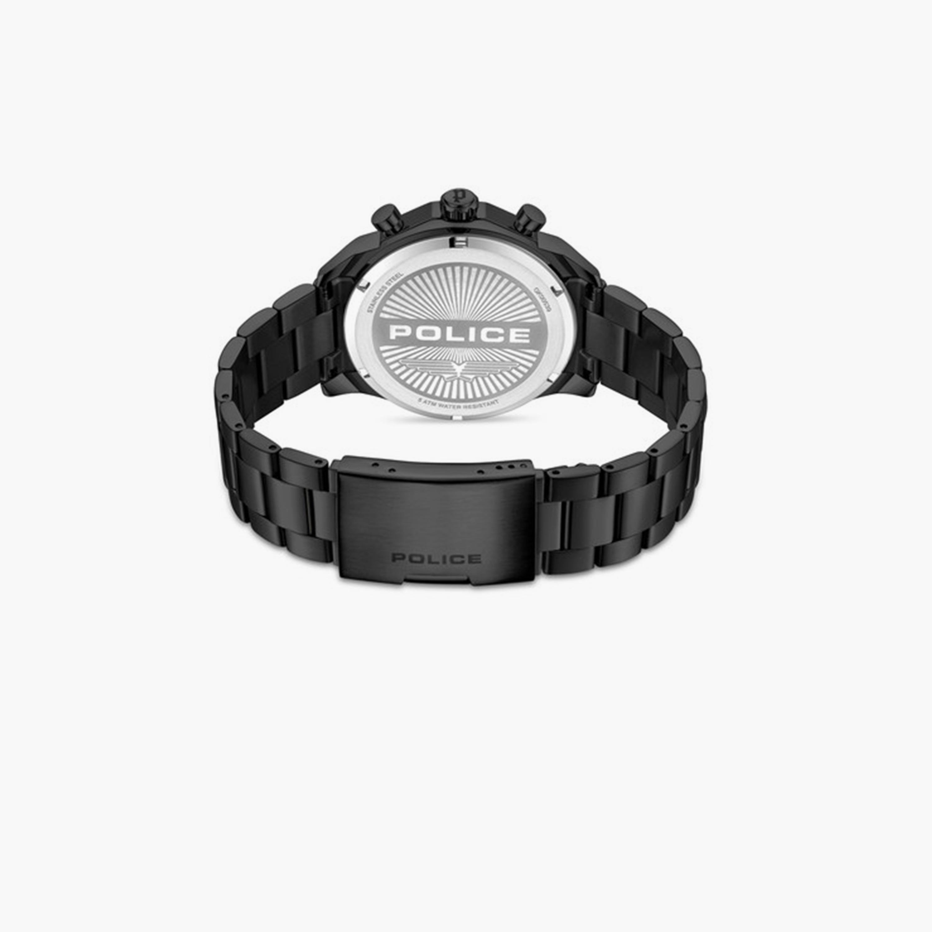 بوليس- ساعة رجالية كرونوغراف سوار ستانلس ستيل 50مم لون أسود | PEWGK0053902-men-watchesandjewellery-watches-image-3