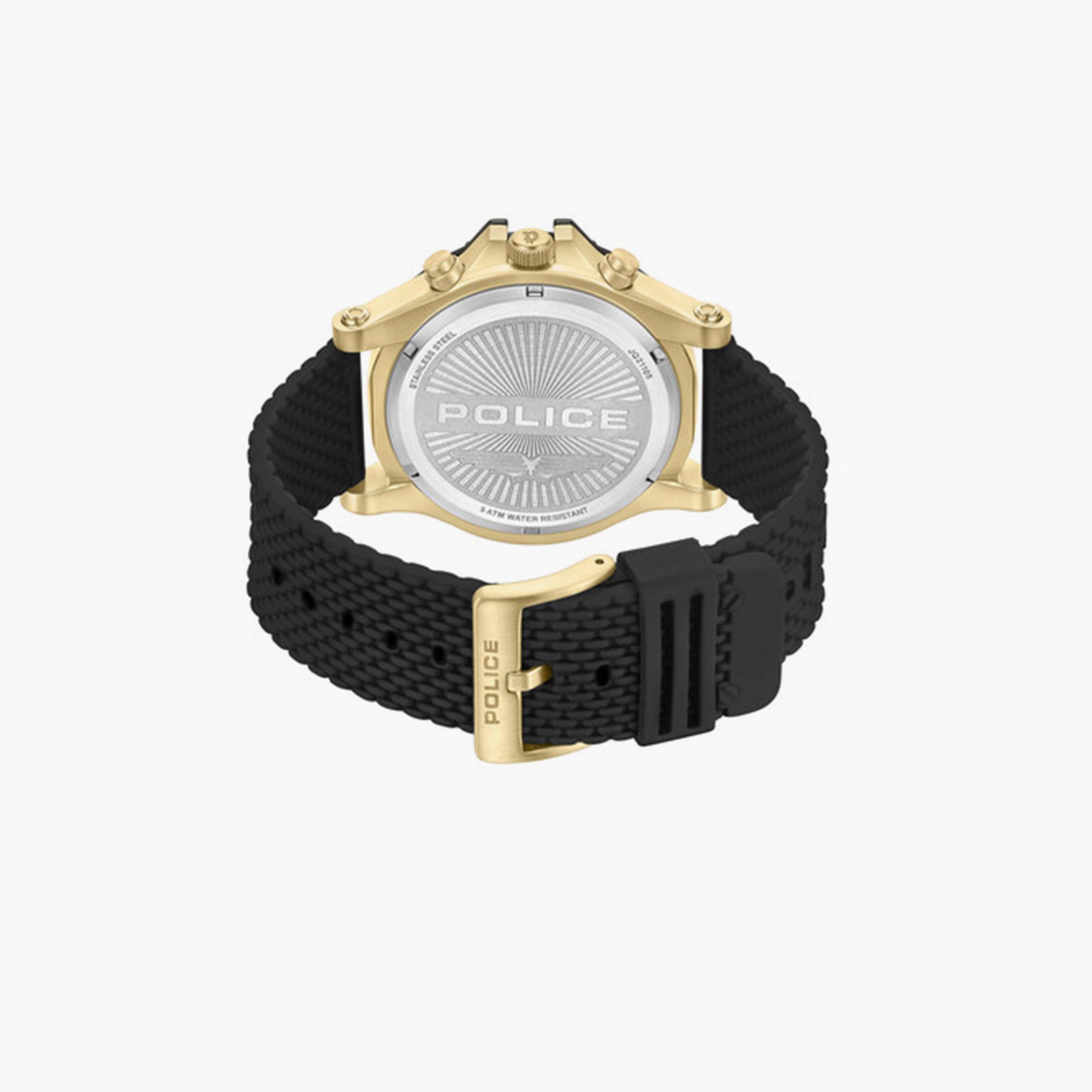 بوليس- ساعة رجالية كرونوغراف سوار سيليكون 54مم لون أسود | PEWJQ2110501-men-watchesandjewellery-watches-image-3
