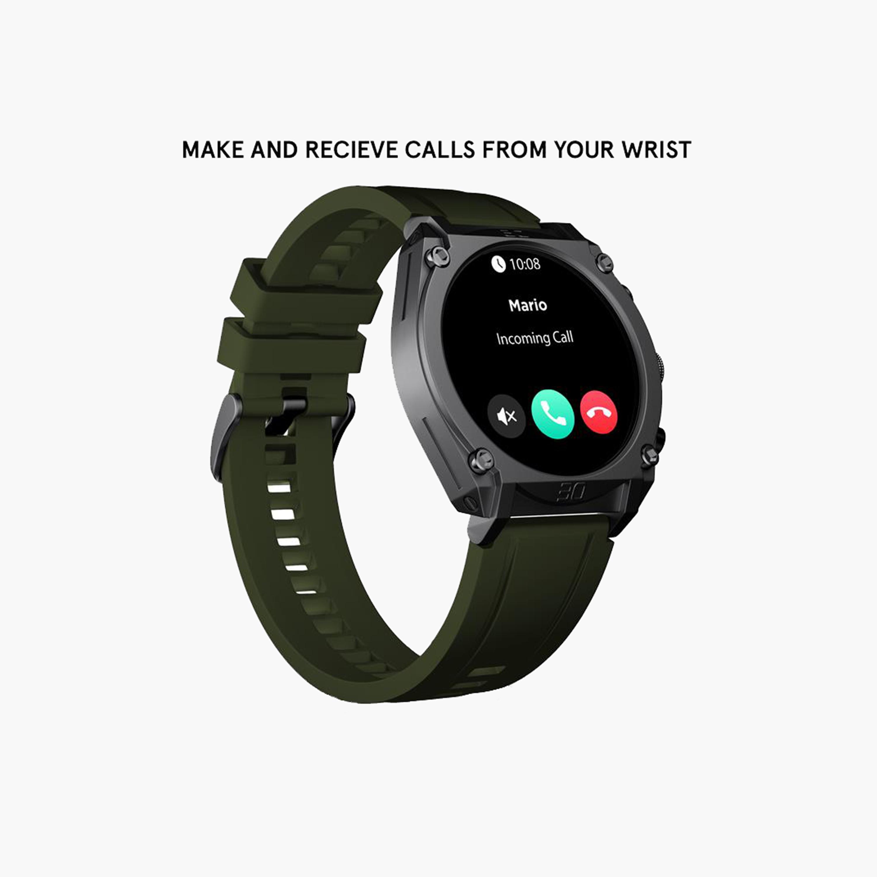 بوليس- ساعة ذكية رجالية سوار سيليكون 45مم لون أخضر | PEIUN0000104-men-watchesandjewellery-watches-image-2