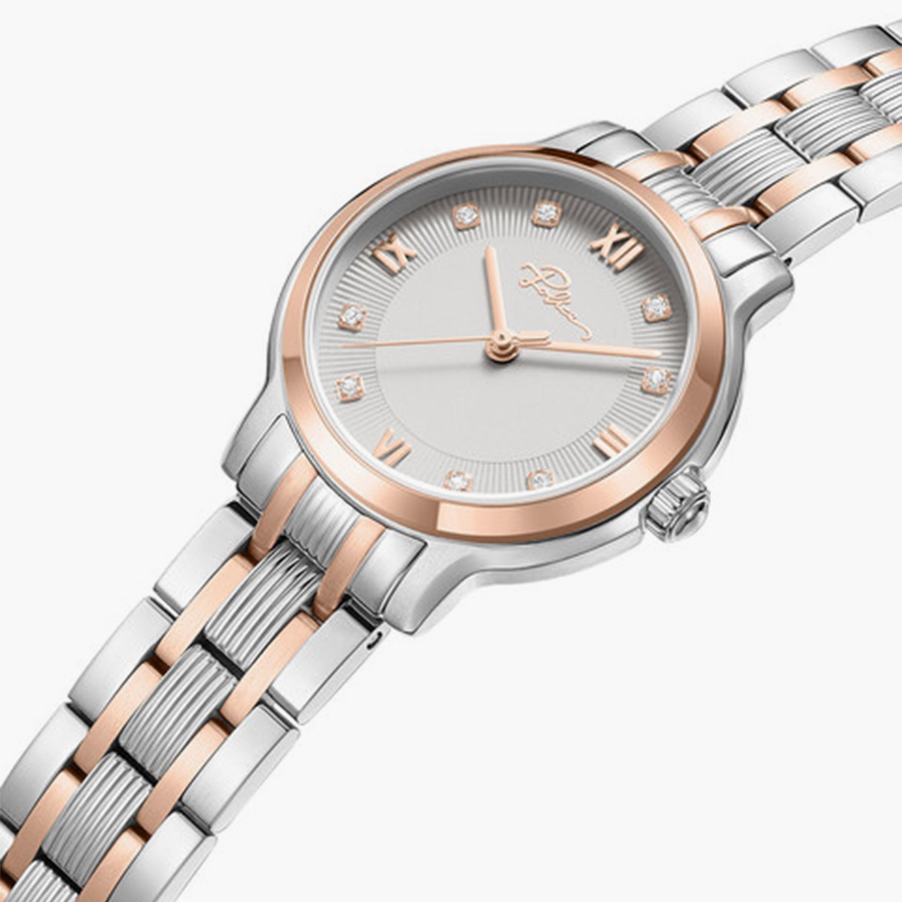 بوليس- ساعة نسائية تناظرية سوار ستانلس ستيل 27مم لون فضي | PEWLG0076203-women-watchesandjewellery-watches-image-2