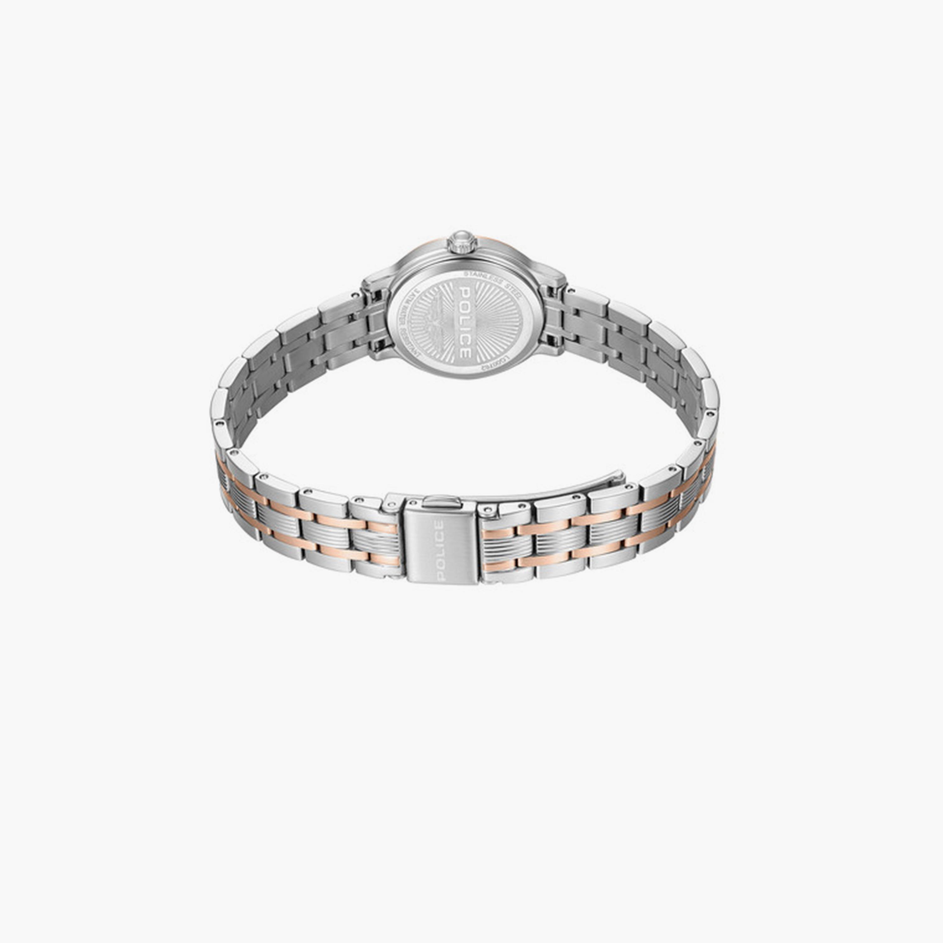 بوليس- ساعة نسائية تناظرية سوار ستانلس ستيل 27مم لون فضي | PEWLG0076203-women-watchesandjewellery-watches-image-3