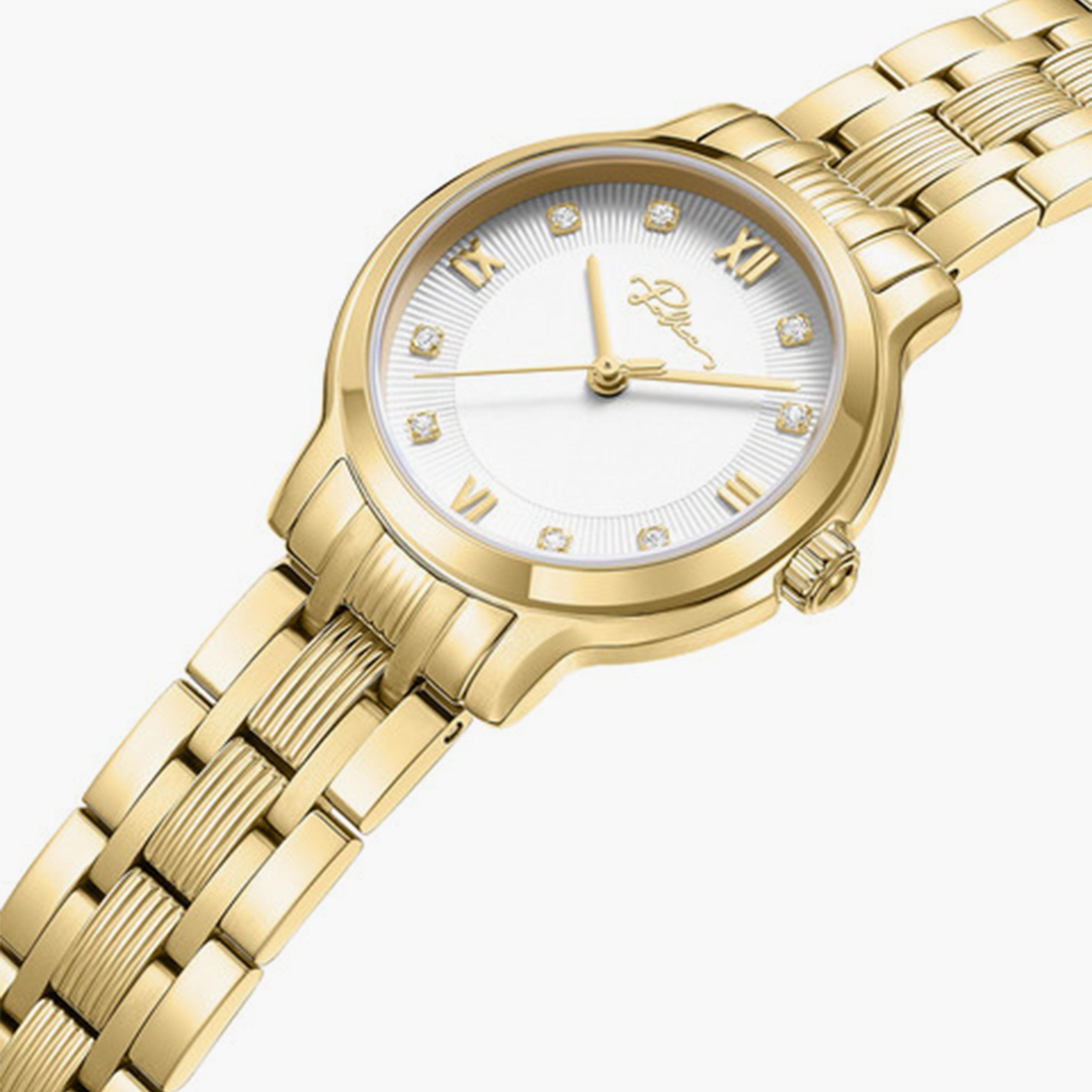 Police Charm Women's 27MM Gold Analog Stainless Steel Strap Watch | PEWLG0076201-women-watchesandjewellery-watches-image-2