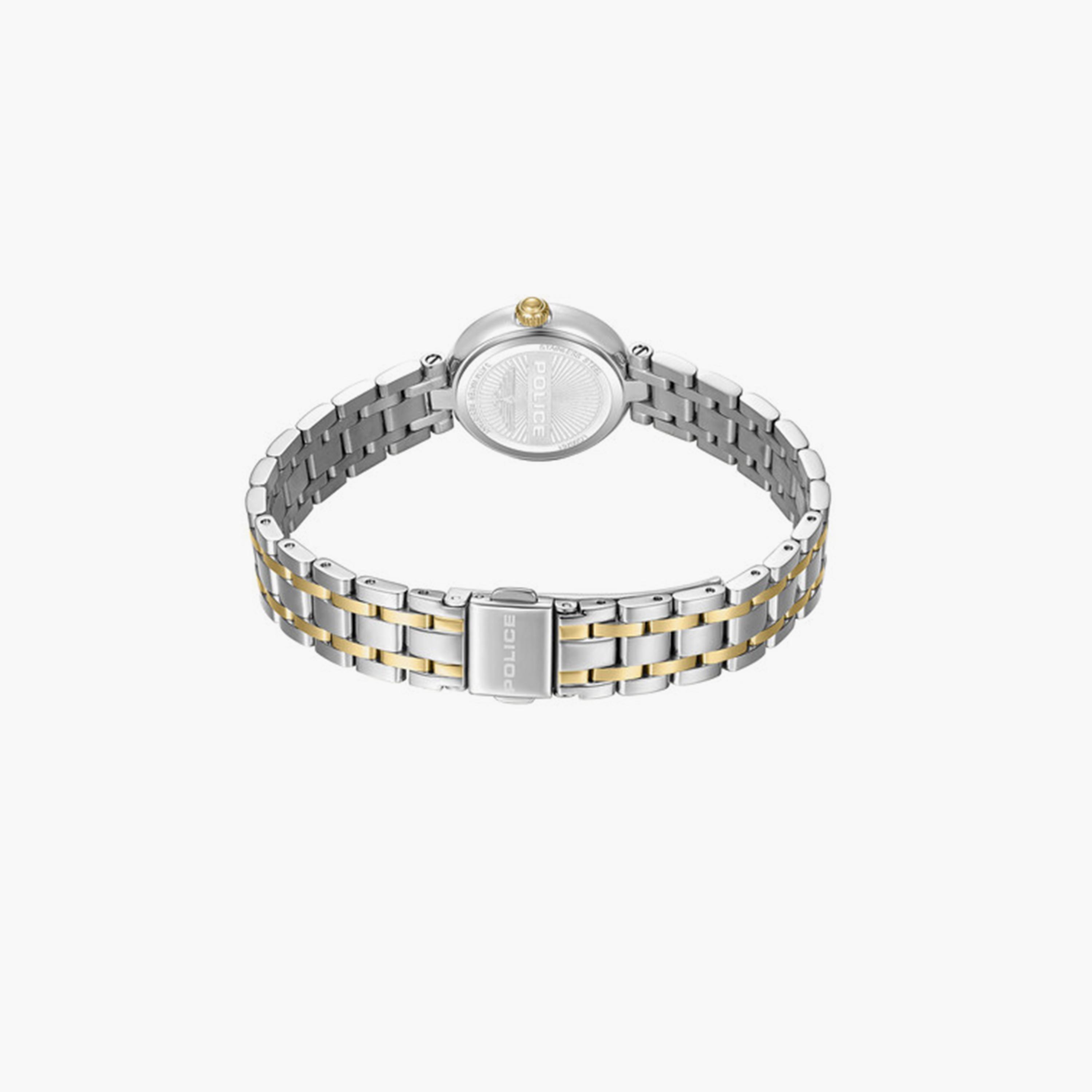 بوليس- ساعة نسائية تناظرية سوار ستانلس ستيل 26مم لون فضي | PEWLG0076102-women-watchesandjewellery-watches-image-3