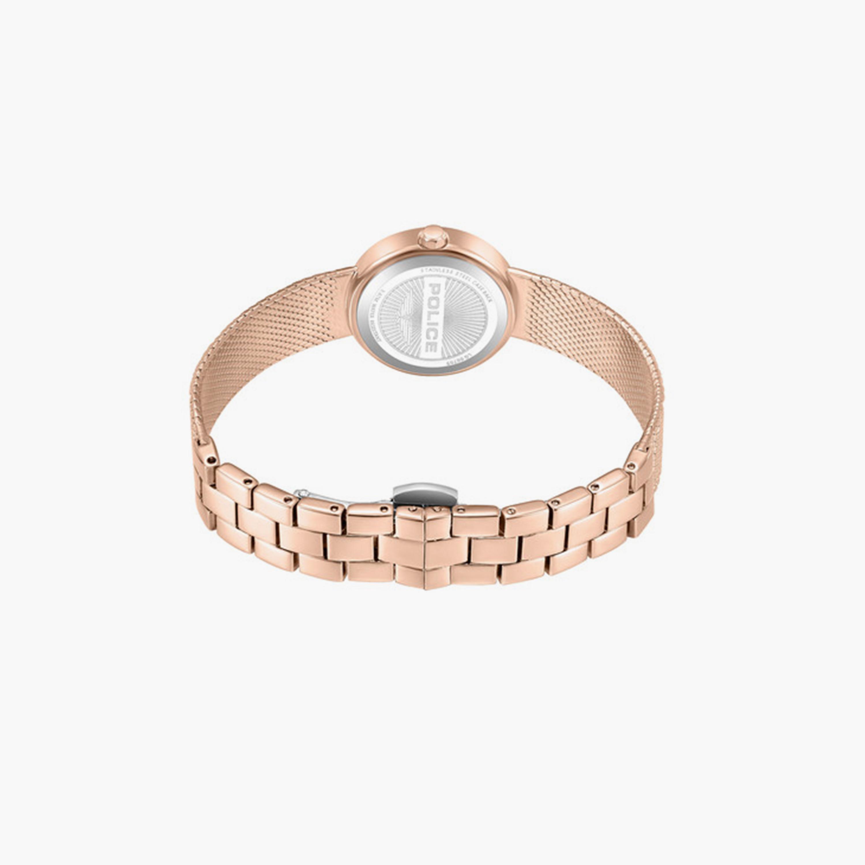 بوليس- ساعة نسائية تناظرية سوار معدني 26مم لون ذهبي | PEWLG0075901-women-watchesandjewellery-watches-image-3