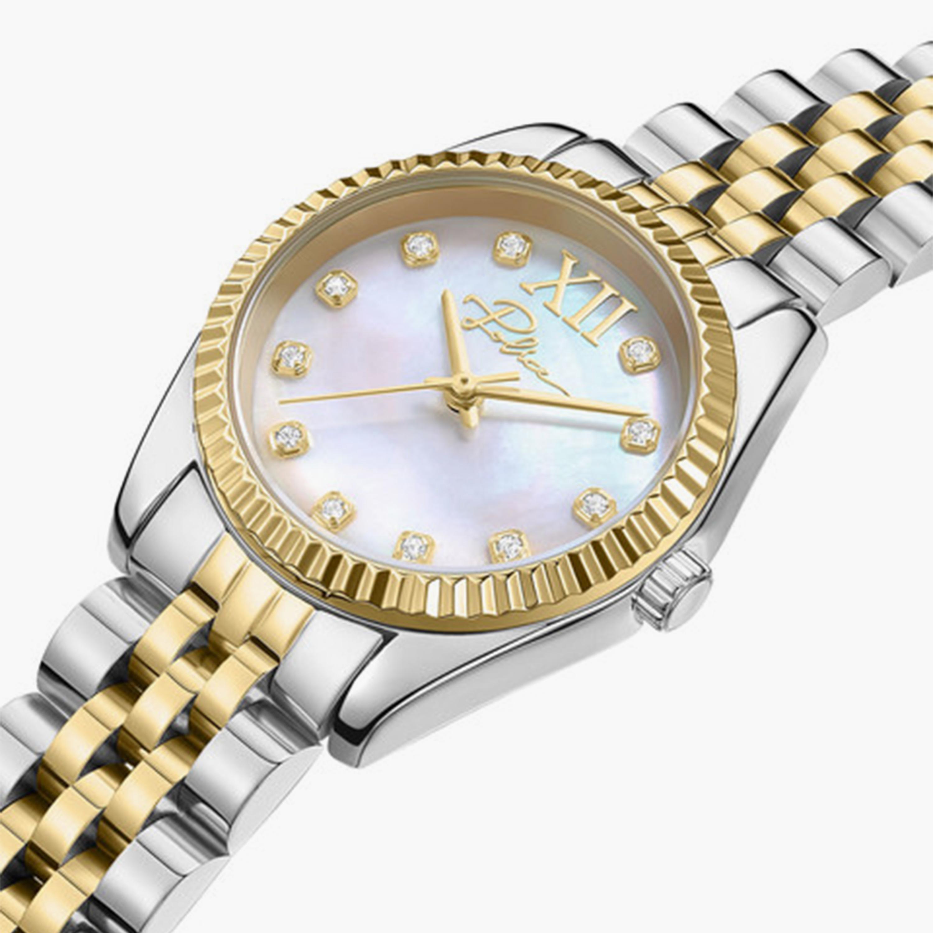 بوليس- ساعة نسائية تناظرية سوار معدني 28مم متعددة الألوان | PEWLG0075804-women-watchesandjewellery-watches-image-2