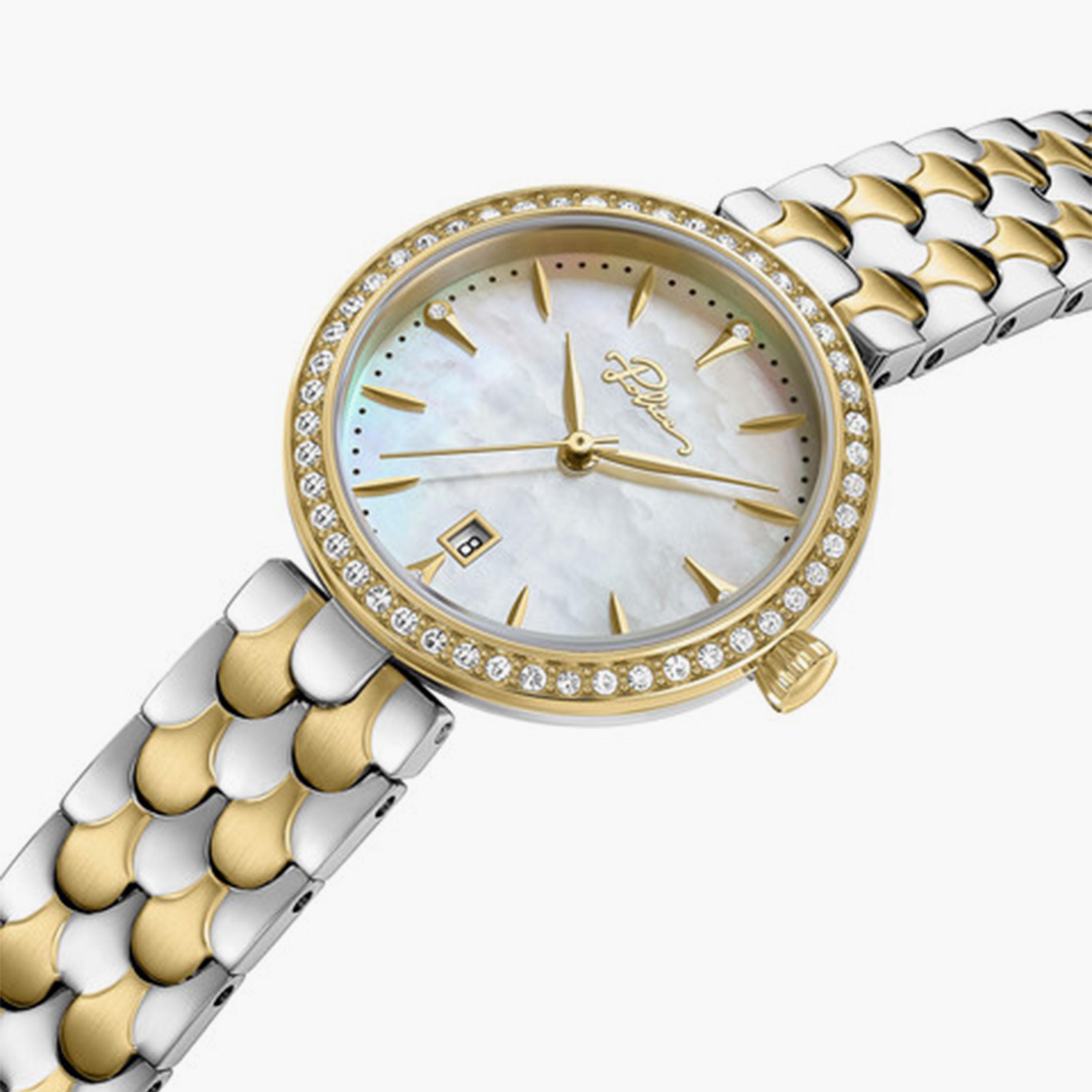 بوليس- ساعة نسائية تناظرية سوار ستانلس ستيل 40مم متعددة الألوان | PEWLG0076303-women-watchesandjewellery-watches-image-2