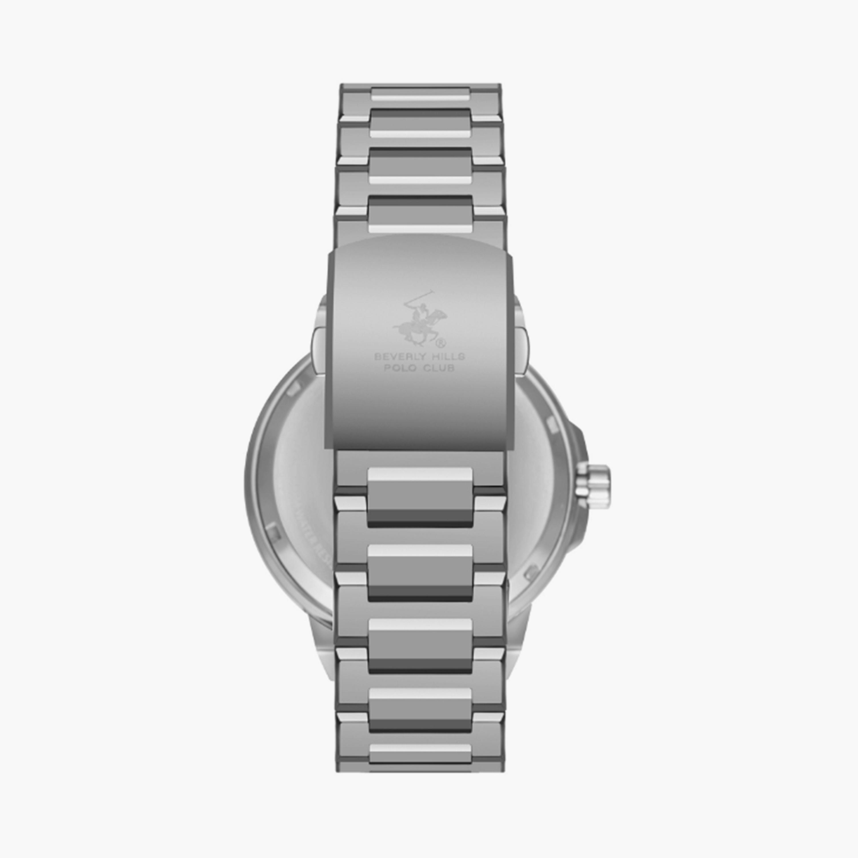 بيفرلي هيلز بولو كلوب- ساعة  كرونوغراف للرجال سوار معدني  44مم لون فضي | BP3702X.390-men-watchesandjewellery-watches-image-3