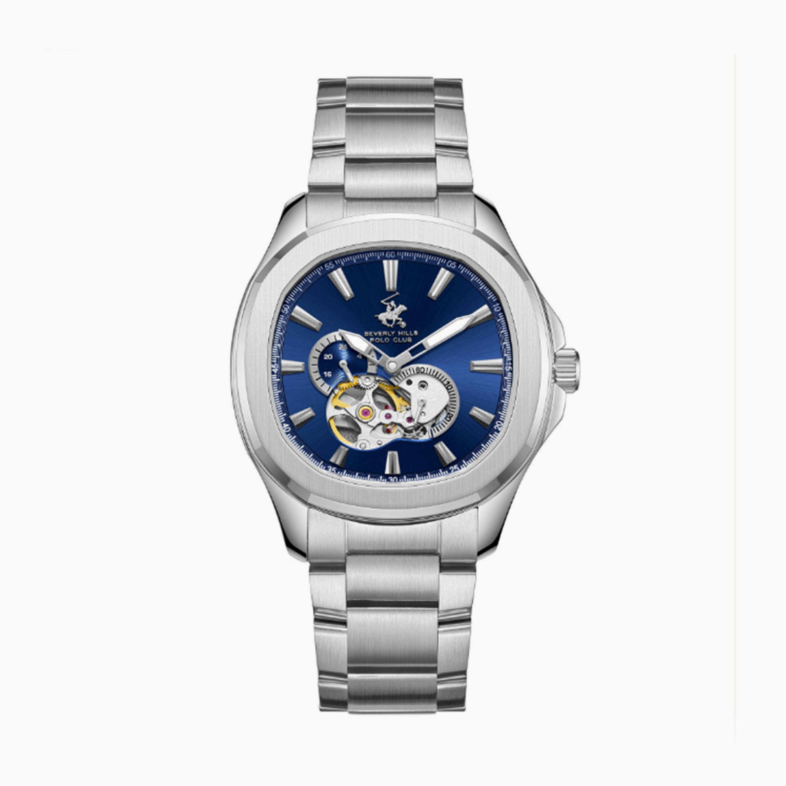 بيفرلي هيلز بولو كلوب- ساعة  كرونوغراف للرجال سوار معدني  41مم لون فضي | BP3728X.390-men-watchesandjewellery-watches-image-1