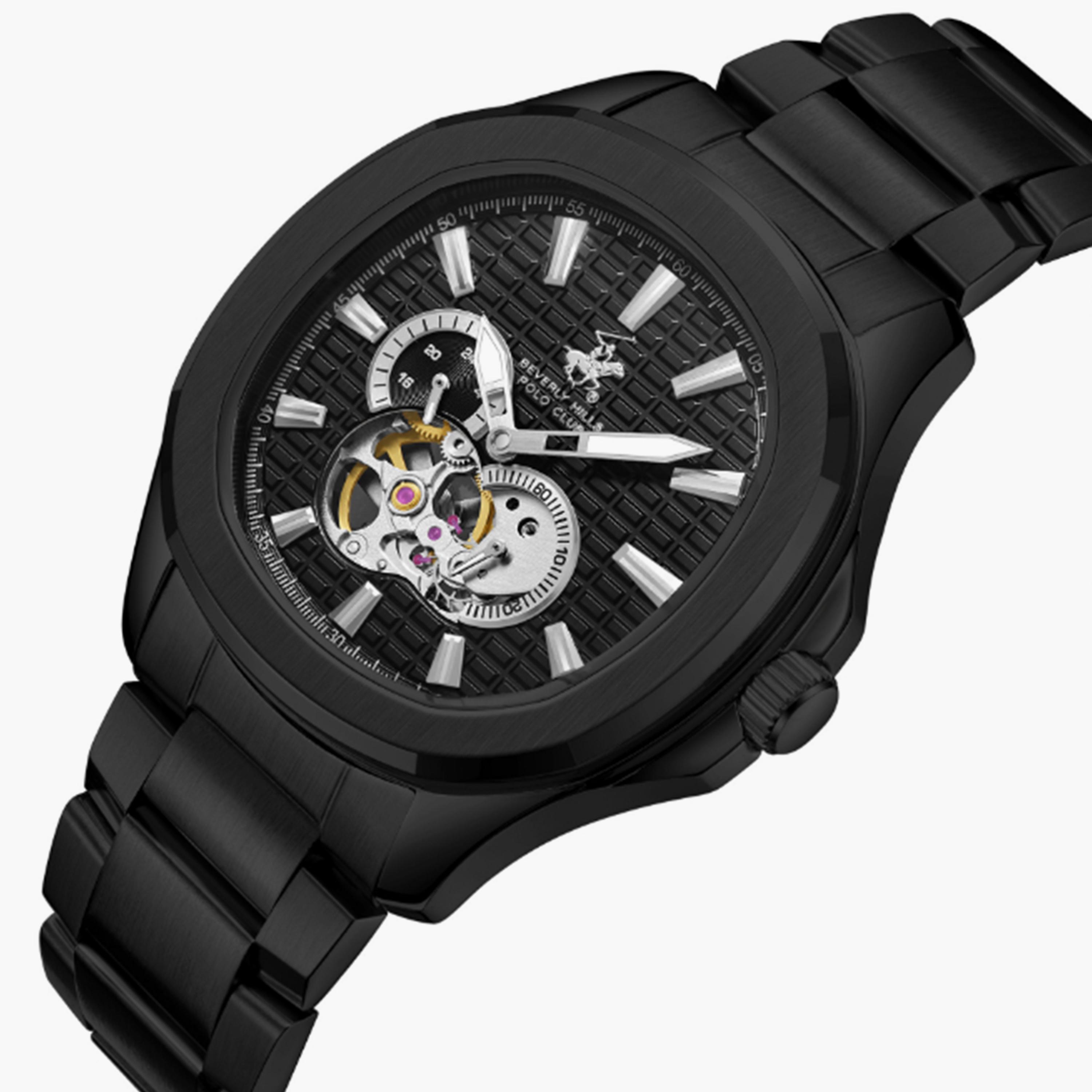 بيفرلي هيلز بولو كلوب- ساعة  كرونوغراف للرجال سوار معدني  41مم لون أسود | BP3728X.650-men-watchesandjewellery-watches-image-2