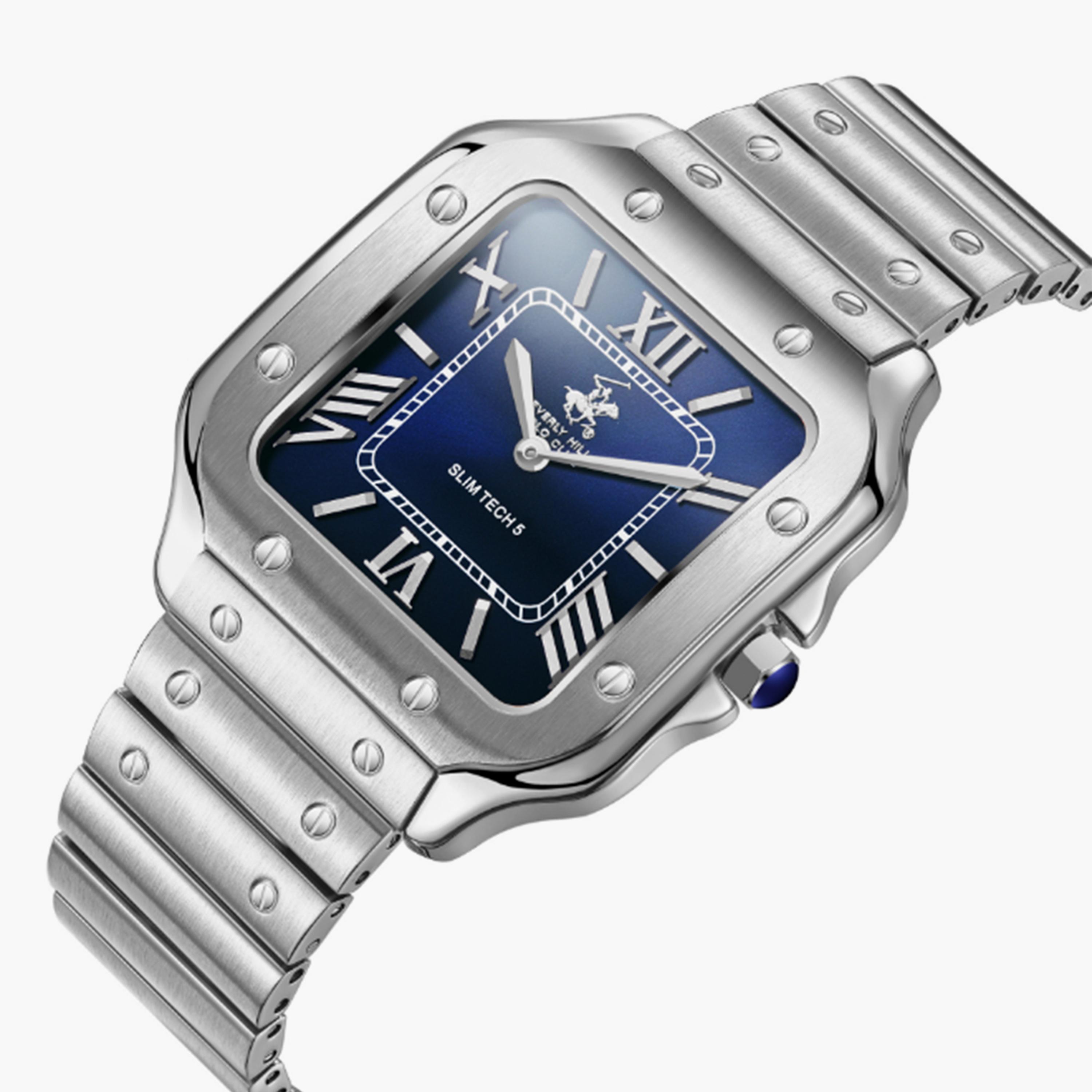 بيفرلي هيلز بولو كلوب- ساعة  تناظرية للرجال سوار معدني  42مم لون فضي | BP3729X.390-men-watchesandjewellery-watches-image-4