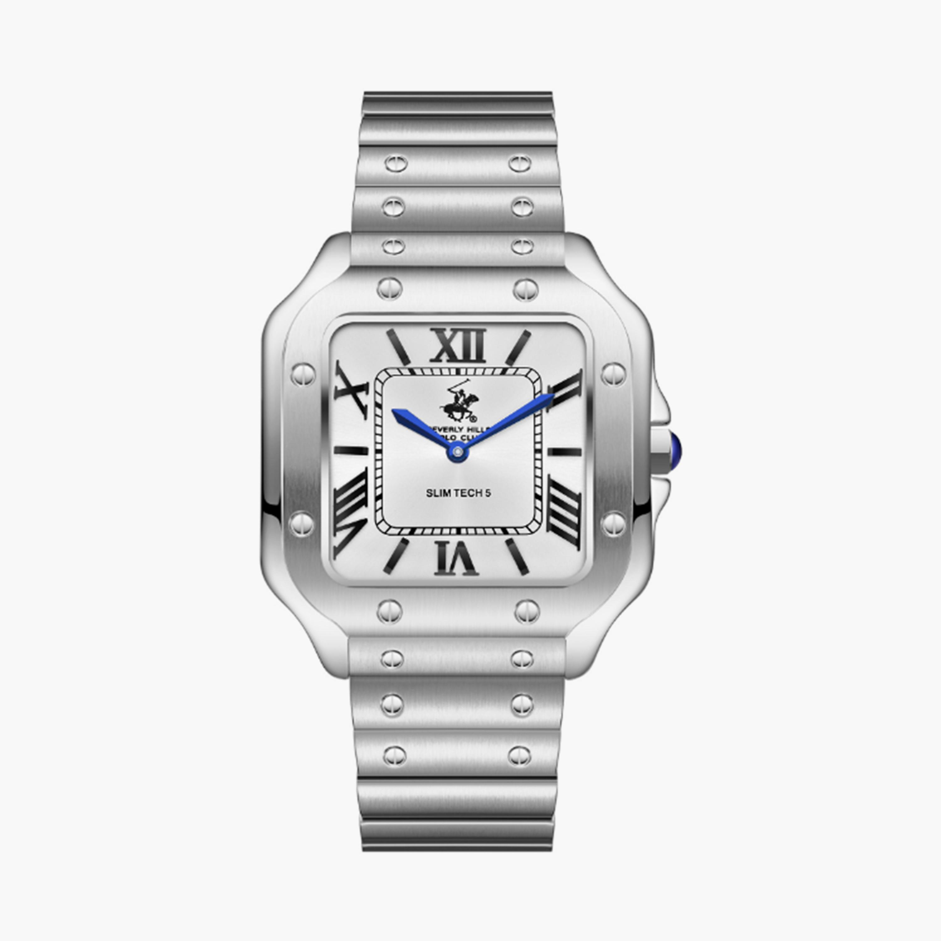 بيفرلي هيلز بولو كلوب- ساعة  تناظرية للرجال سوار معدني  42مم لون فضي | BP3729X.330-men-watchesandjewellery-watches-image-1