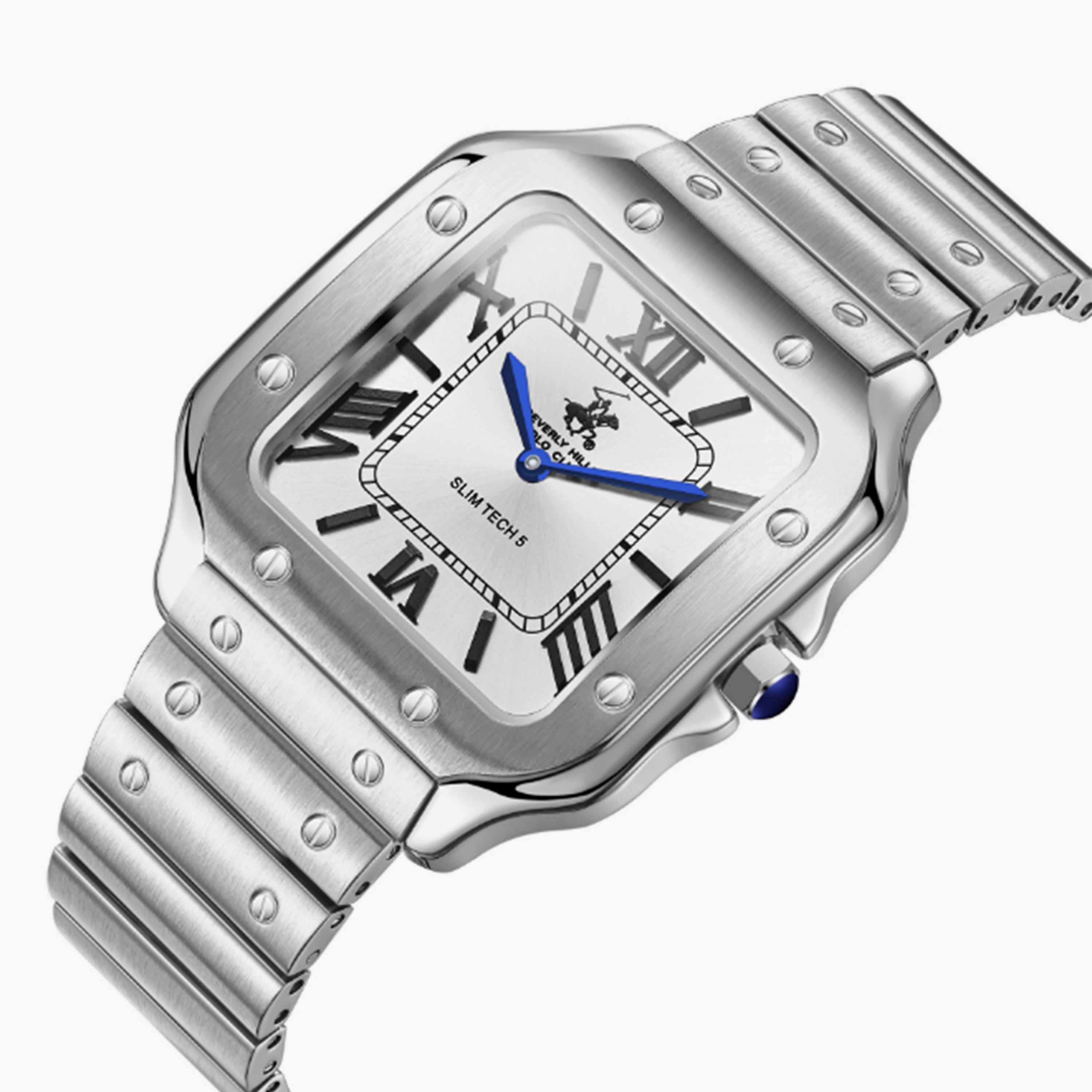 بيفرلي هيلز بولو كلوب- ساعة  تناظرية للرجال سوار معدني  42مم لون فضي | BP3729X.330-men-watchesandjewellery-watches-image-4