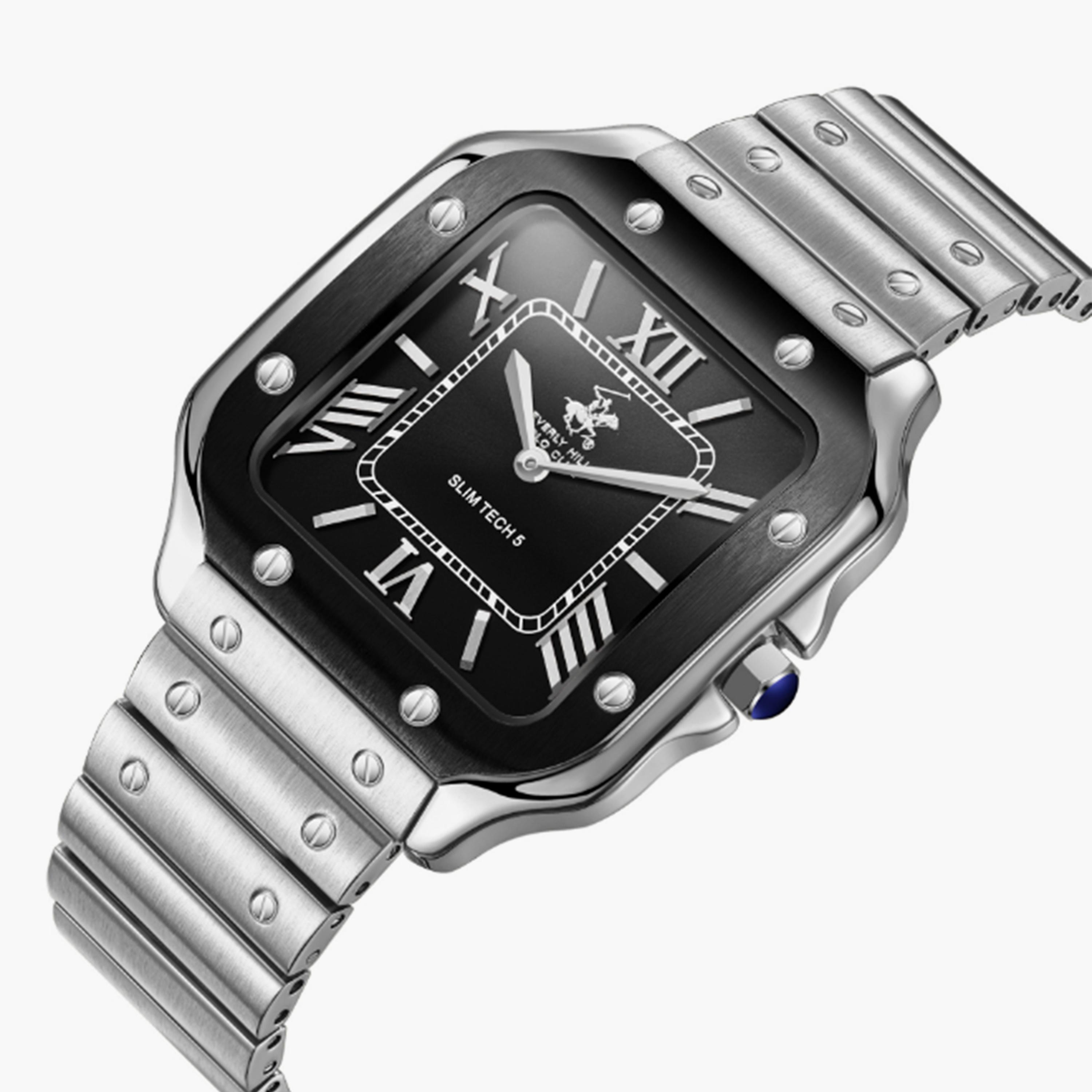 بيفرلي هيلز بولو كلوب- ساعة  تناظرية للرجال سوار معدني  42مم لون فضي | BP3729X.350-men-watchesandjewellery-watches-image-4
