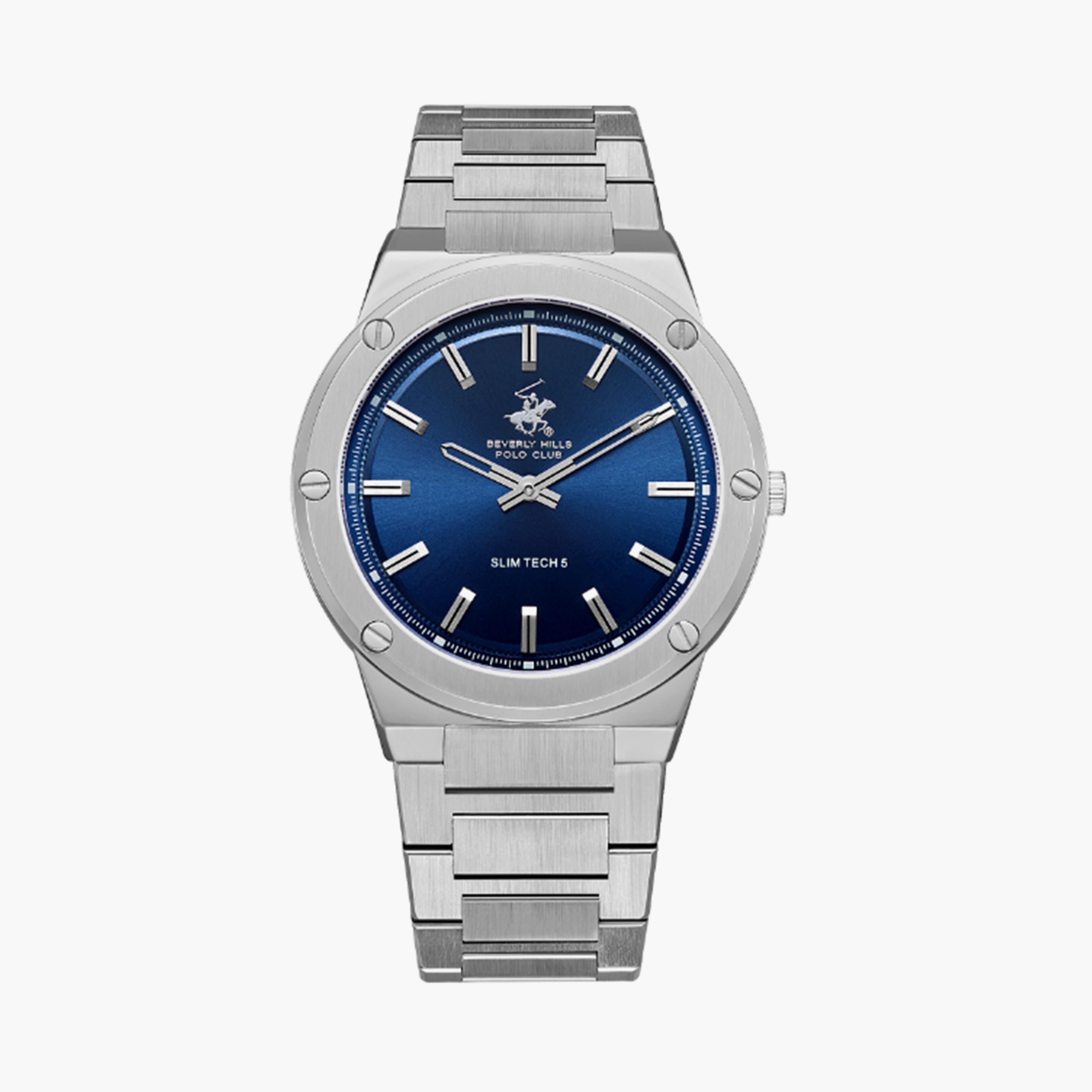 بيفرلي هيلز بولو كلوب- ساعة  تناظرية للرجال سوار معدني  41مم لون فضي | BP3717X.390-men-watchesandjewellery-watches-image-1