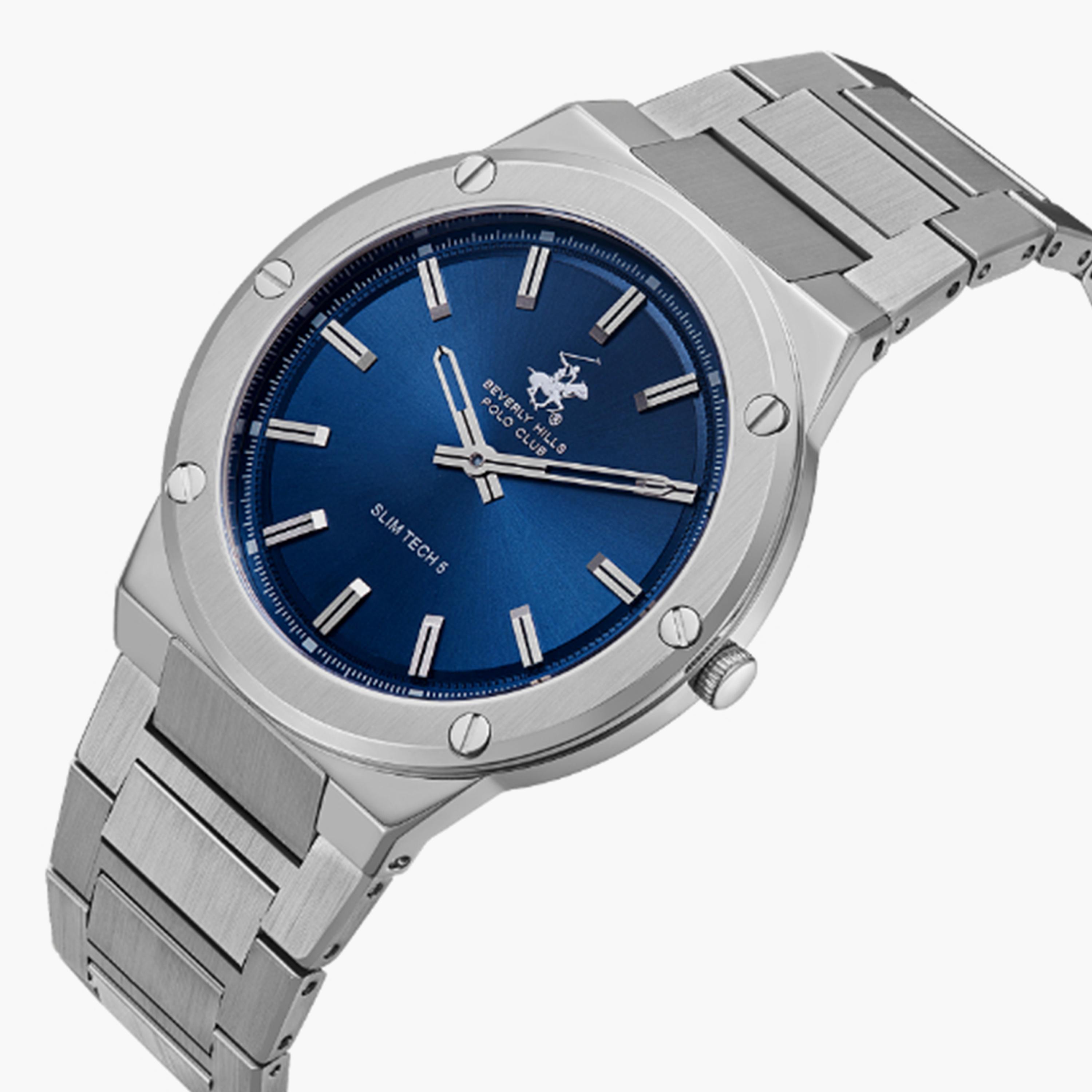 بيفرلي هيلز بولو كلوب- ساعة  تناظرية للرجال سوار معدني  41مم لون فضي | BP3717X.390-men-watchesandjewellery-watches-image-4