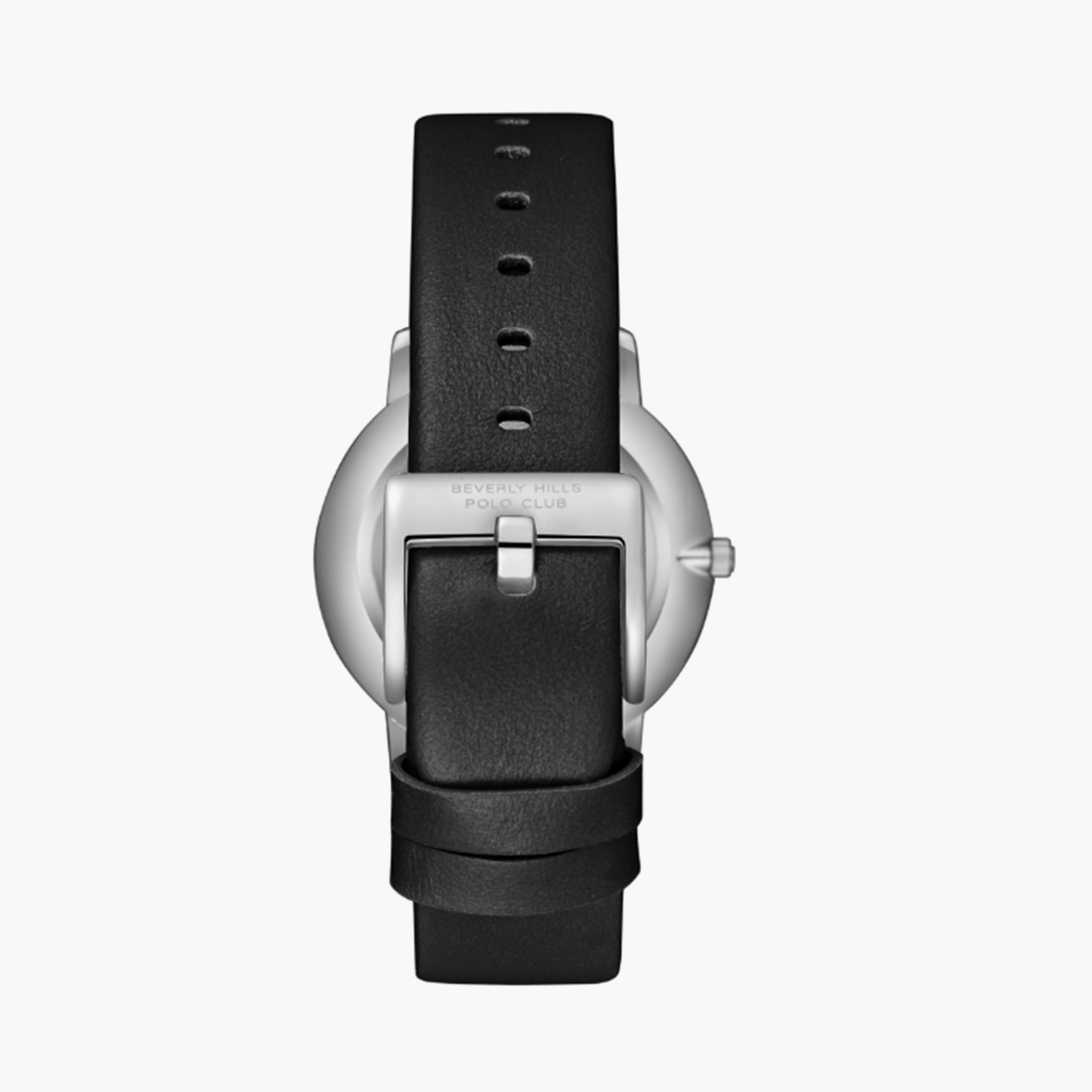 Beverly Hills Polo Club Men's 40MM Black Analog Leather Strap Watch | BP3722X.351-men-watchesandjewellery-watches-image-4