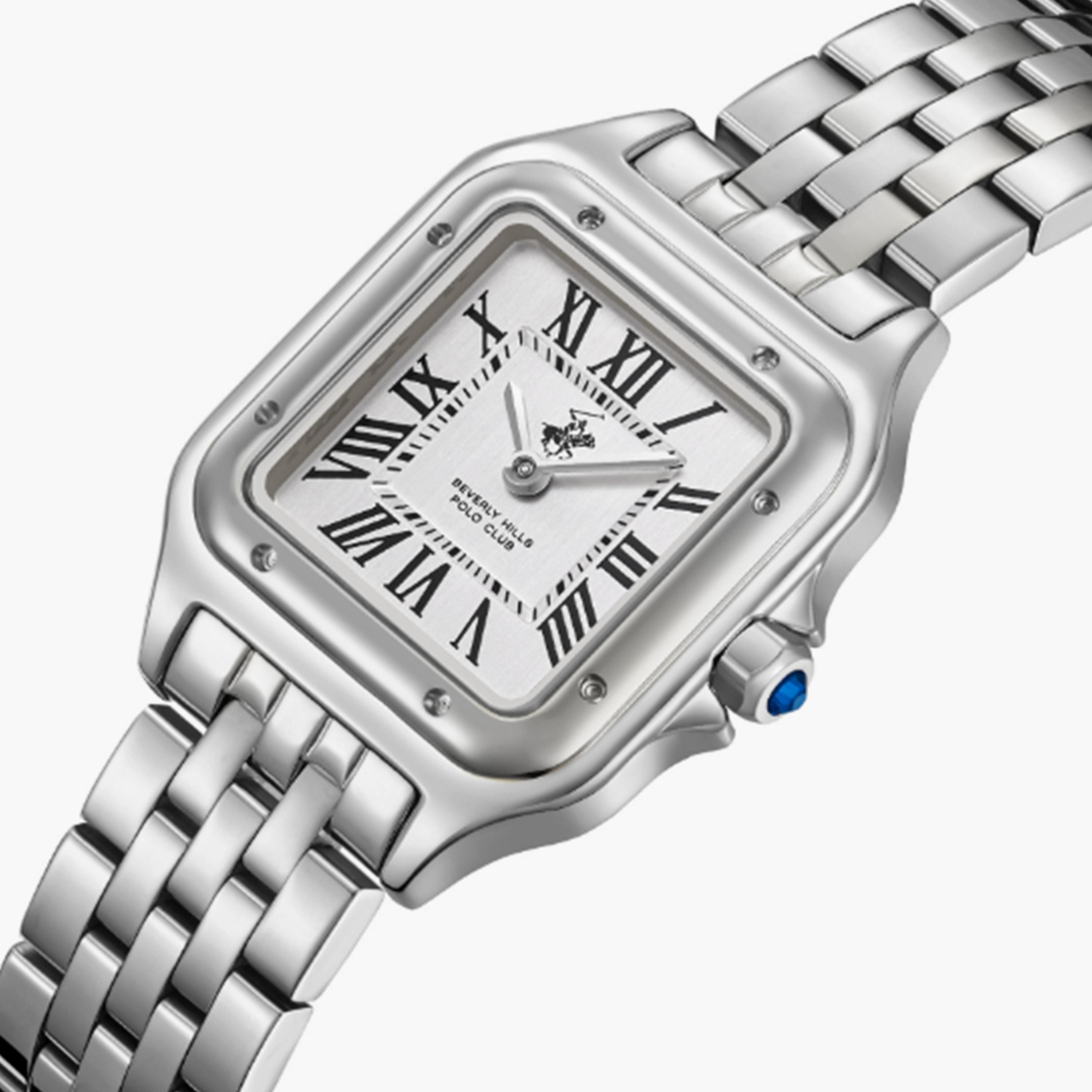 بيفرلي هيلز بولو كلوب- ساعة  تناظرية للرجال سوار معدني  27مم لون فضي | BP3755C.330-men-watchesandjewellery-watches-image-2