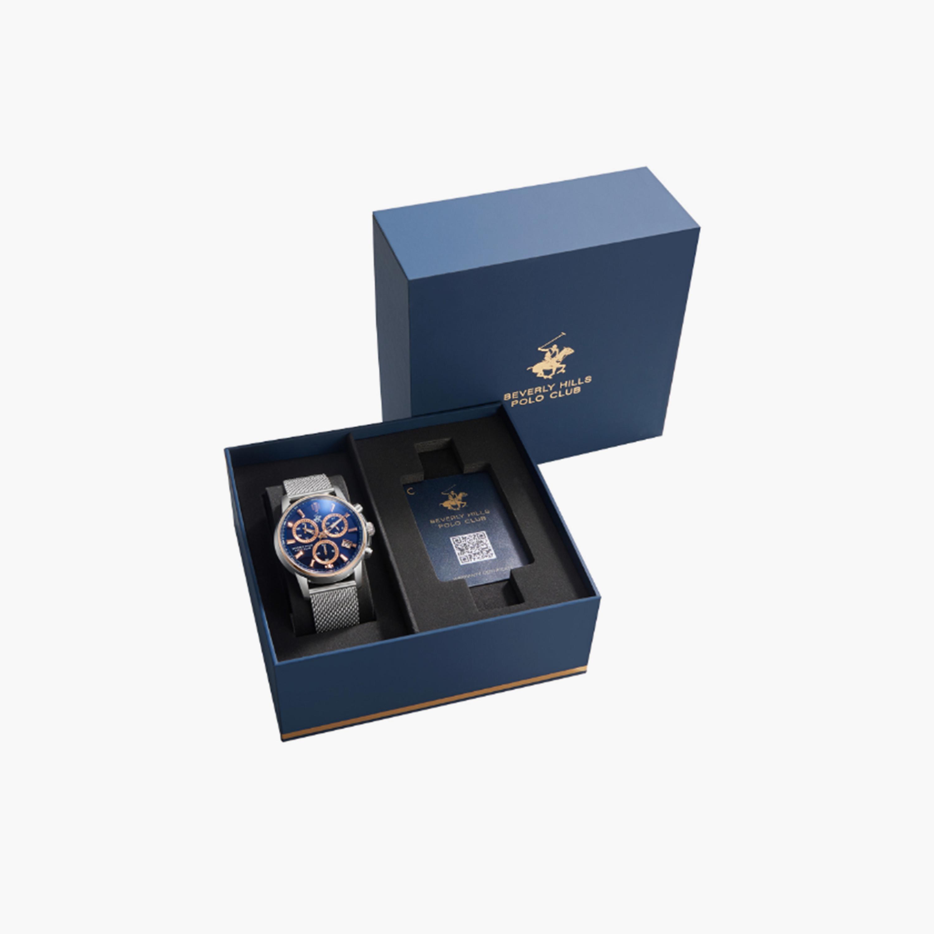 بيفرلي هيلز بولو كلوب- ساعة  تناظرية للرجال سوار معدني  44مم لون فضي | BP3647X.390-men-watchesandjewellery-watches-image-5