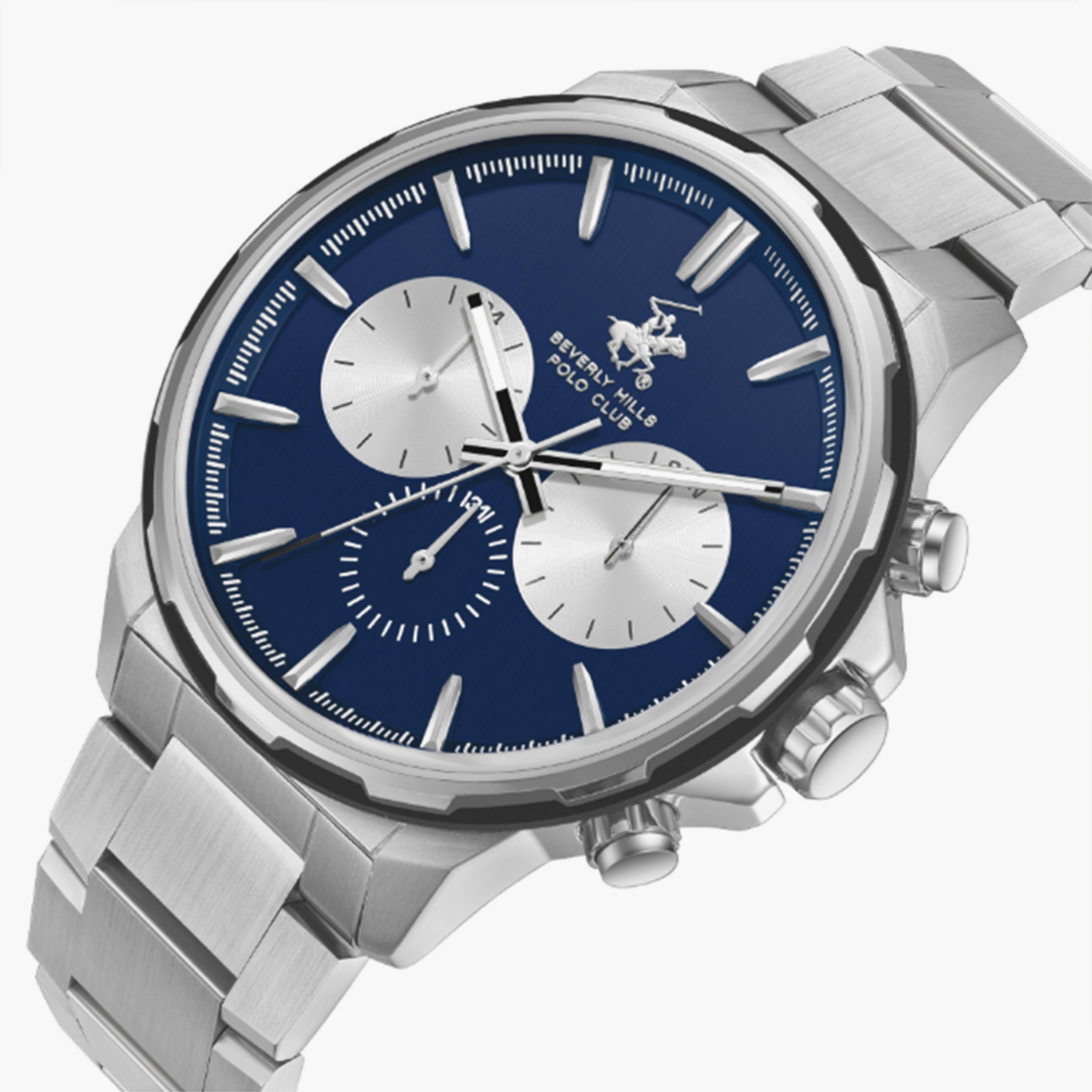 بيفرلي هيلز بولو كلوب- ساعة  تناظرية للرجال سوار معدني  45مم لون فضي | BP3651X.390-men-watchesandjewellery-watches-image-2