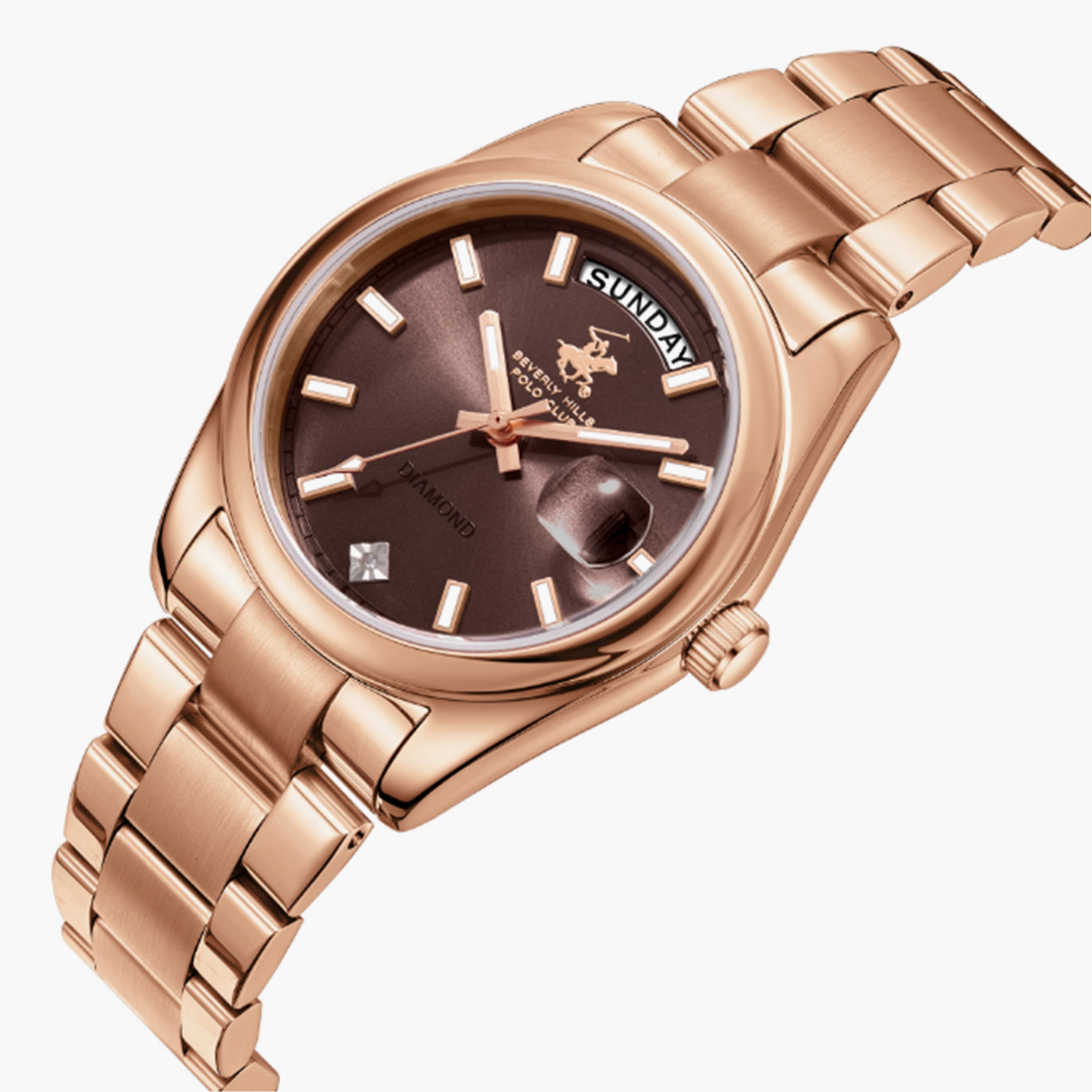 بيفرلي هيلز بولو كلوب- ساعة  تناظرية للنساء سوار معدني  34مم لون ذهبي | BP3709X.460-women-watchesandjewellery-watches-image-2