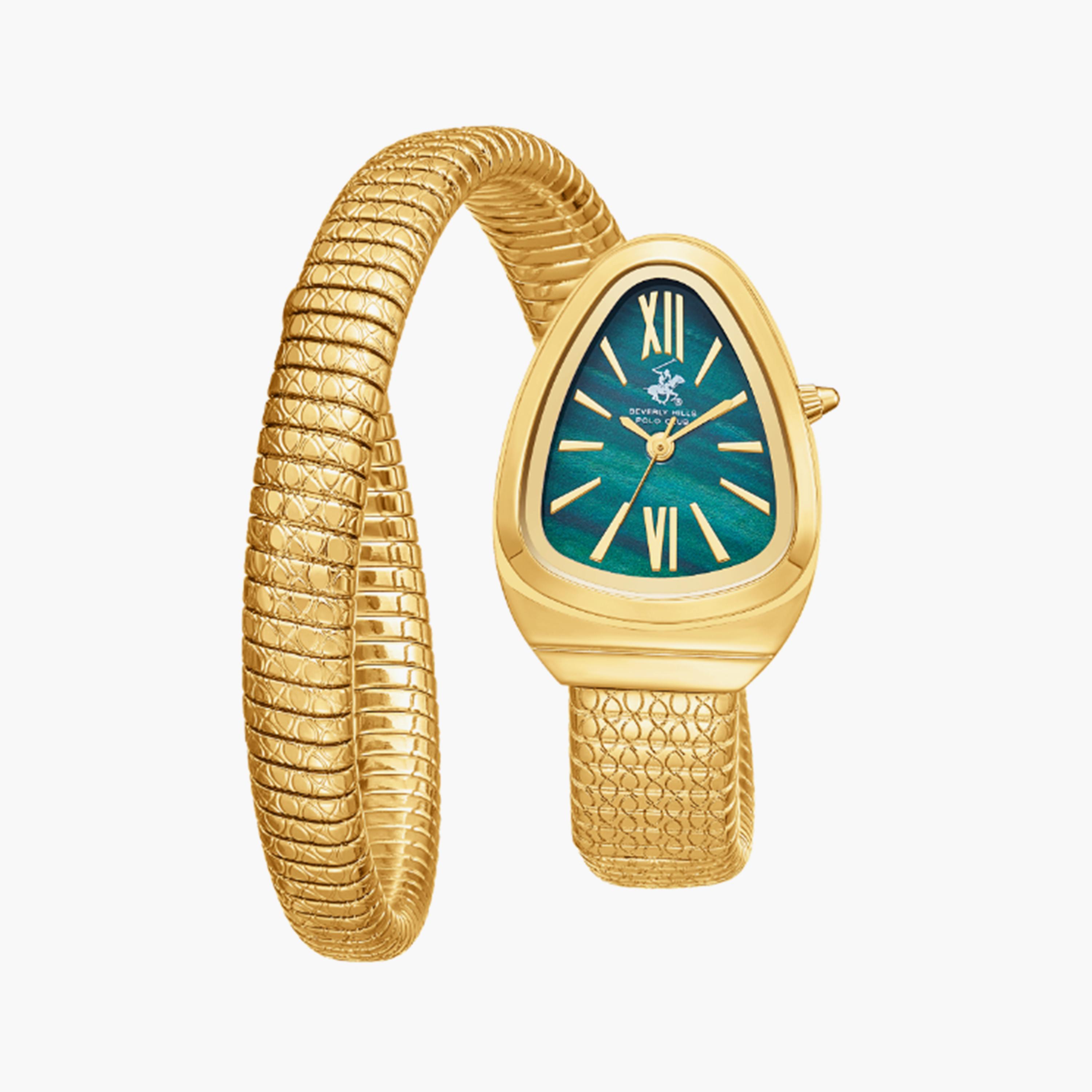 بيفرلي هيلز بولو كلوب- ساعة  تناظرية للنساء سوار معدني  23مم لون ذهبي | BP3747C.170-women-watchesandjewellery-watches-image-1
