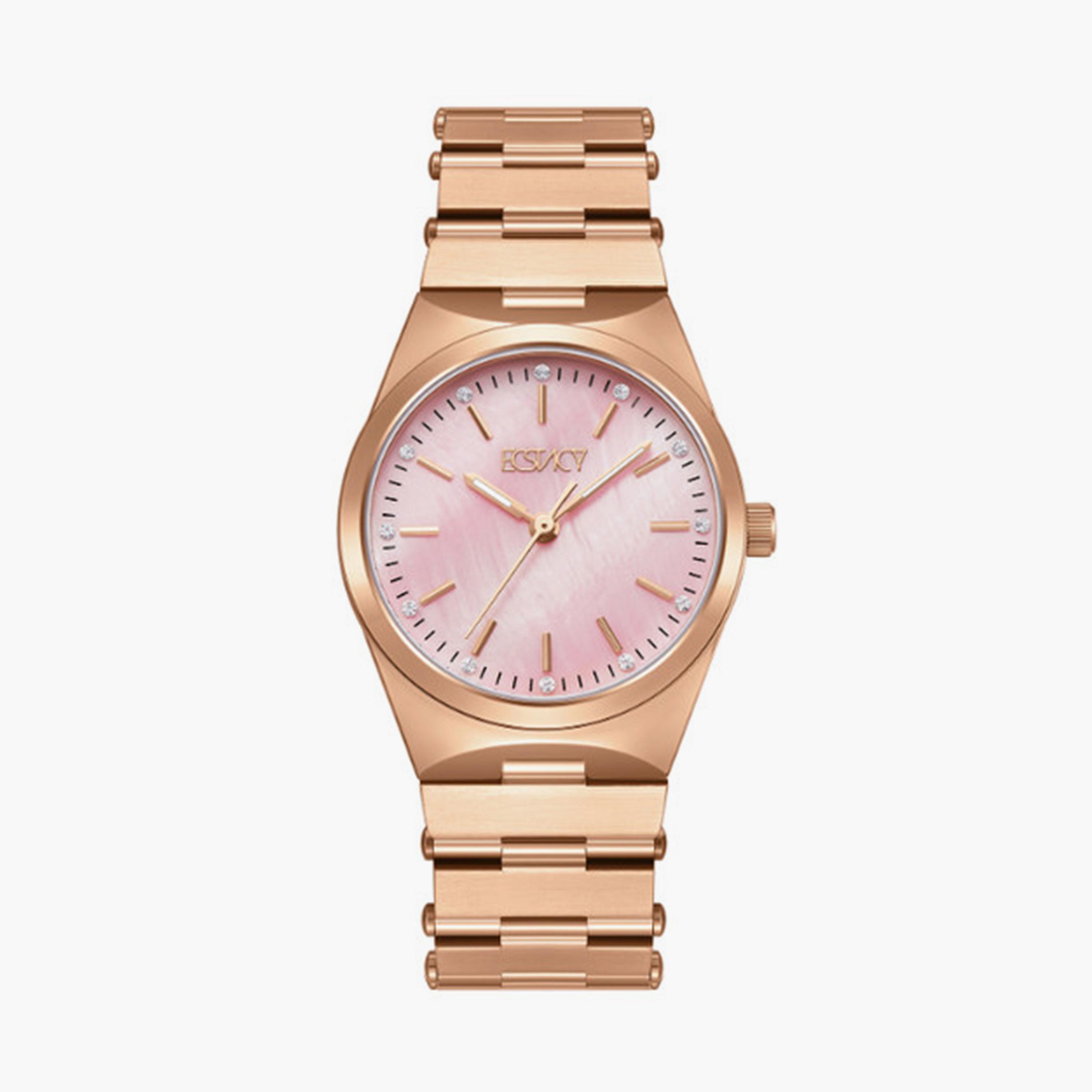 Ecstacy Women's 30MM Gold Analog Stainless Steel Strap Watch | E24501-RBKMK-women-watchesandjewellery-watches-image-1