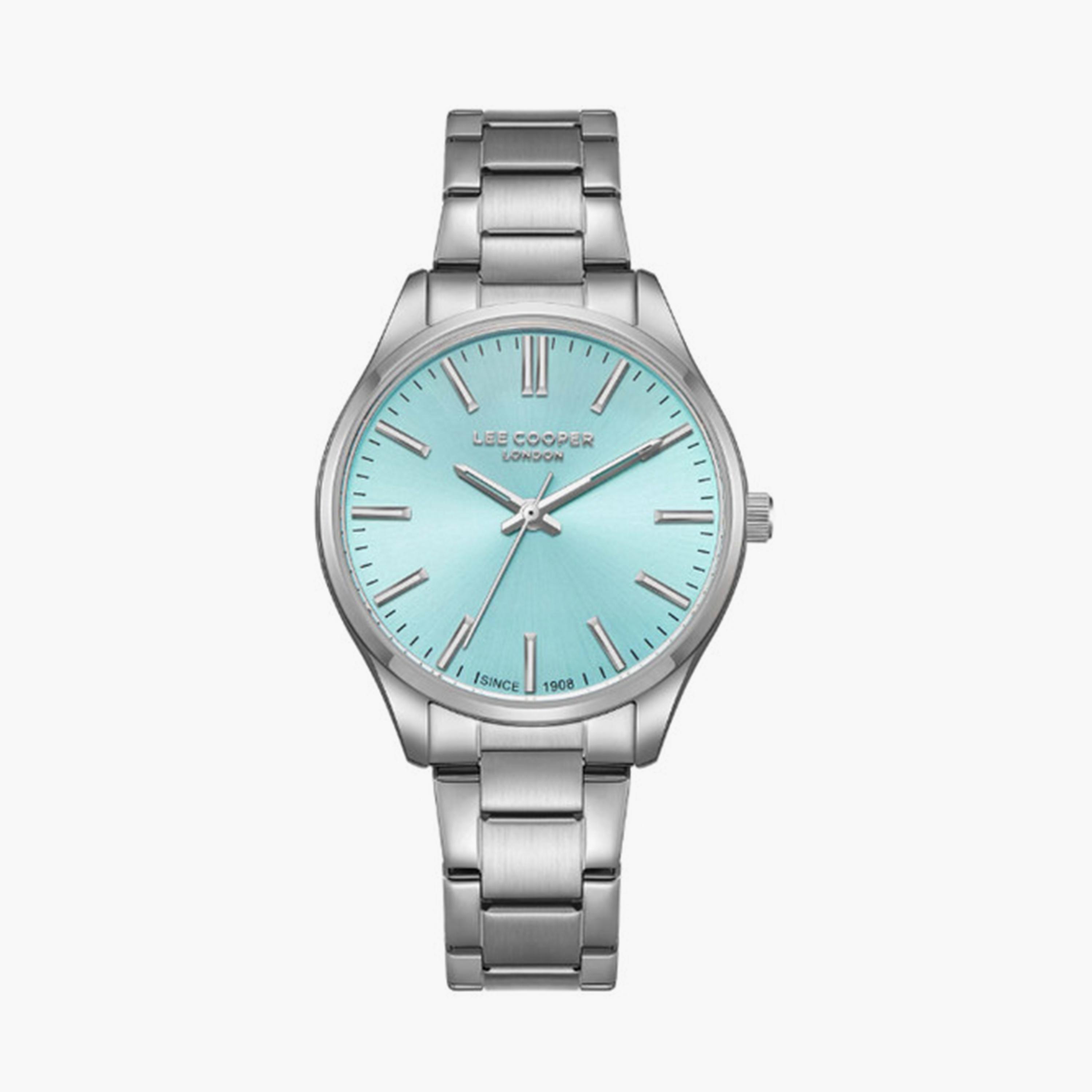 لي كوبر- ساعة  تناظرية للنساء سوار معدني  34مم لون فضي | LC08011.390-women-watchesandjewellery-watches-image-1