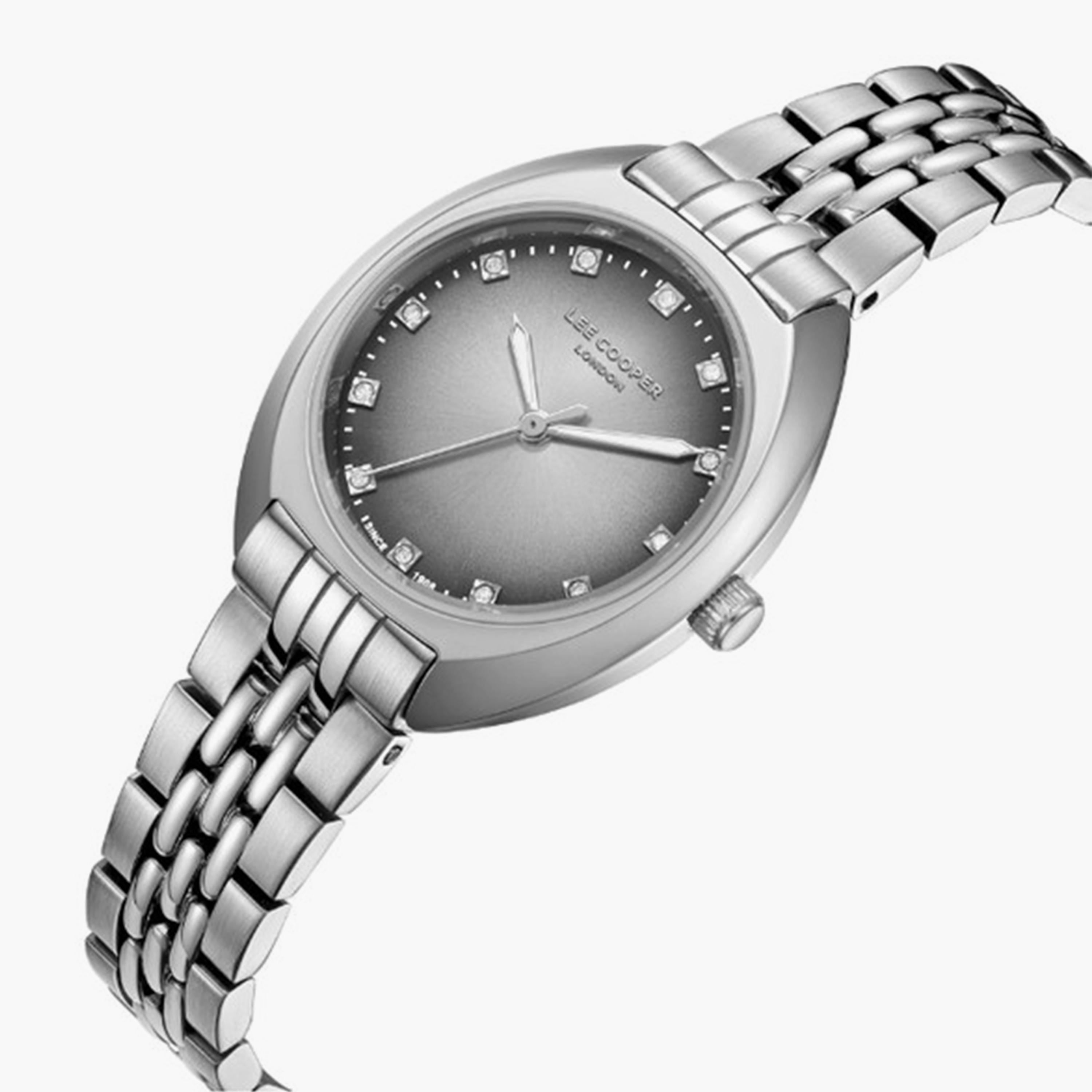 لي كوبر- ساعة  تناظرية للنساء سوار معدني  30مم لون فضي | LC07989.330-women-watchesandjewellery-watches-image-2
