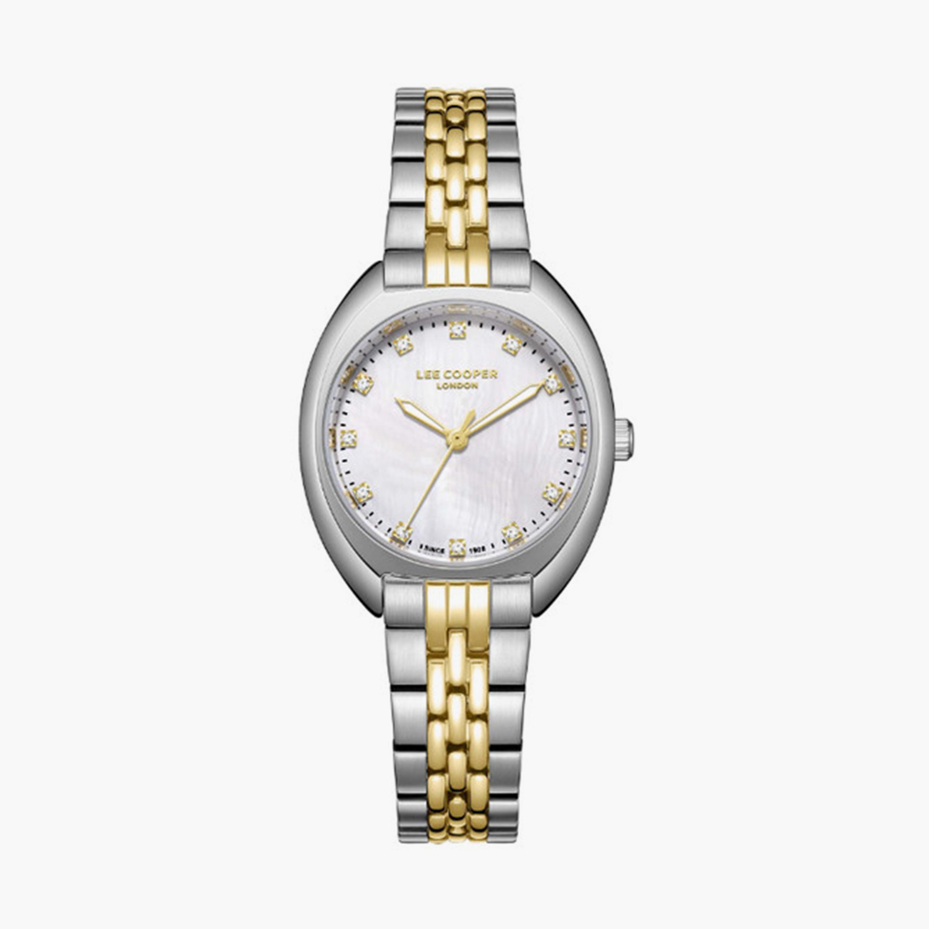Lee Cooper Women's 30MM Multicolour Analog Metal Strap Watch | LC07989.220-women-watchesandjewellery-watches-image-1