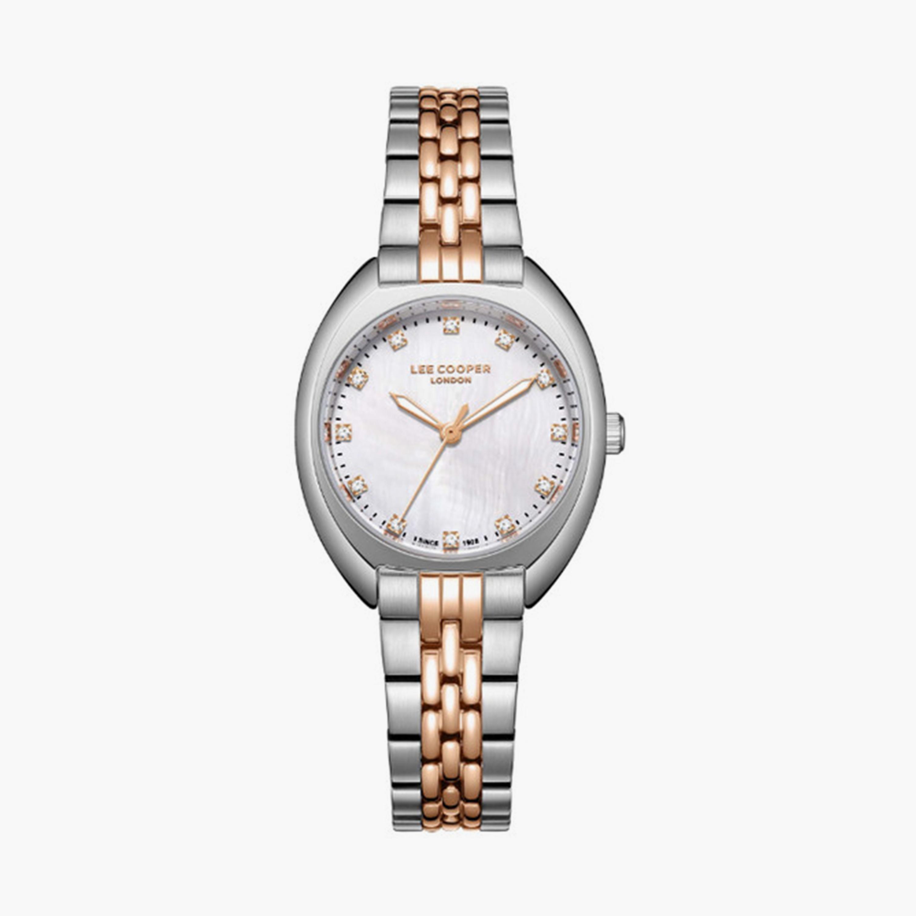 Lee Cooper Women's 30MM Multicolour Analog Metal Strap Watch | LC07989.420-women-watchesandjewellery-watches-image-1