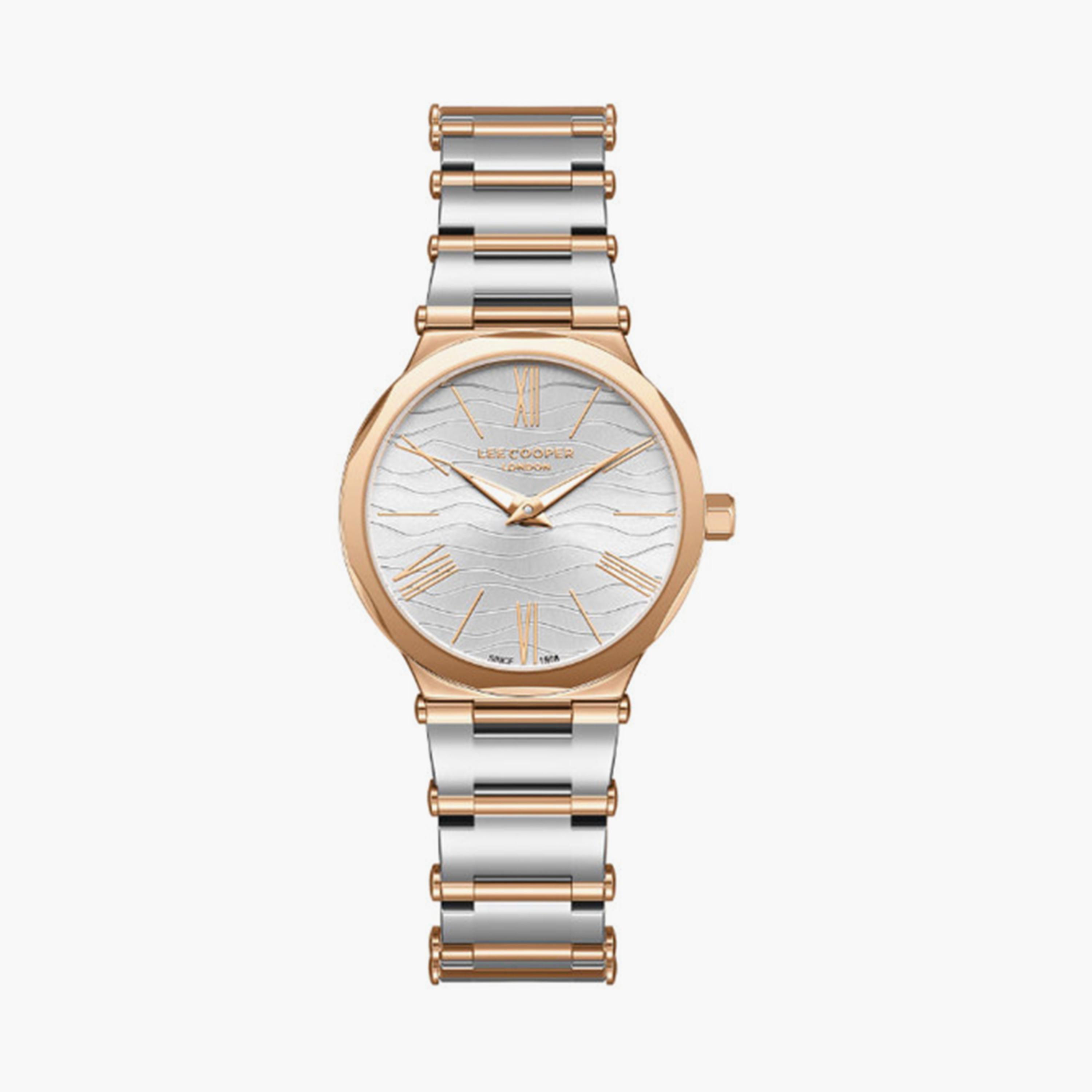 Lee Cooper Women's 30MM Multicolour Analog Metal Strap Watch | LC08000.530-women-watchesandjewellery-watches-image-1