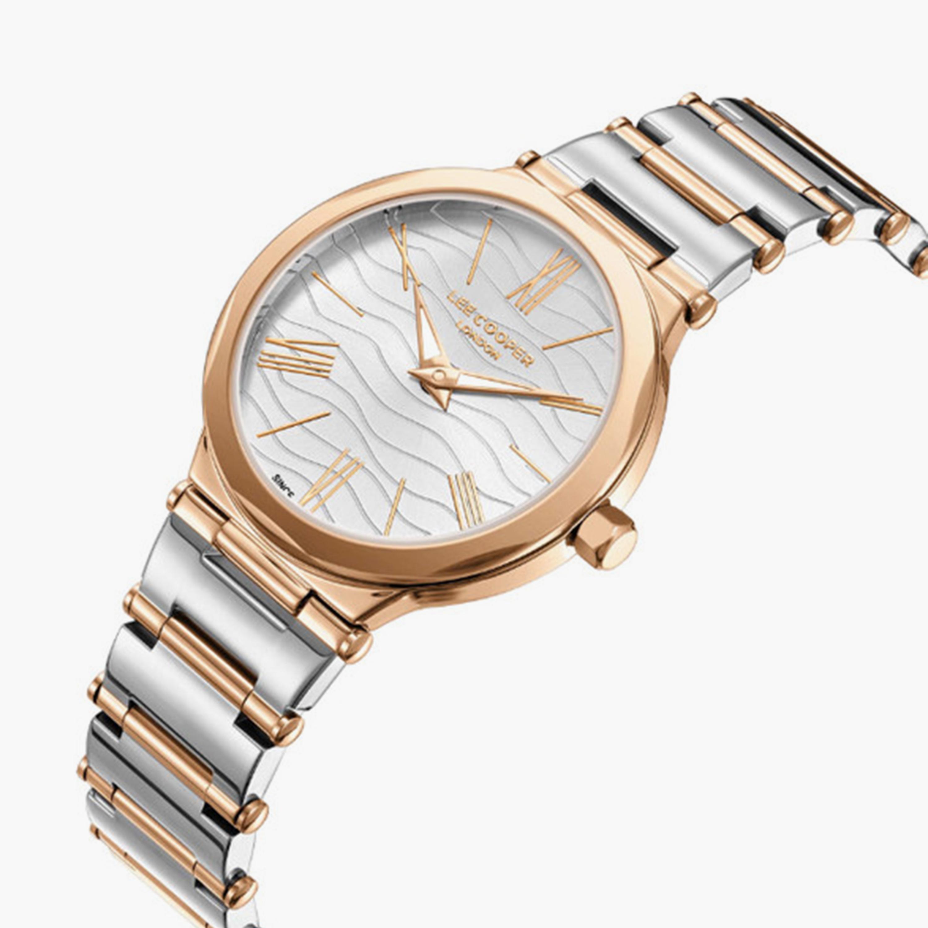 Lee Cooper Women's 30MM Multicolour Analog Metal Strap Watch | LC08000.530-women-watchesandjewellery-watches-image-4
